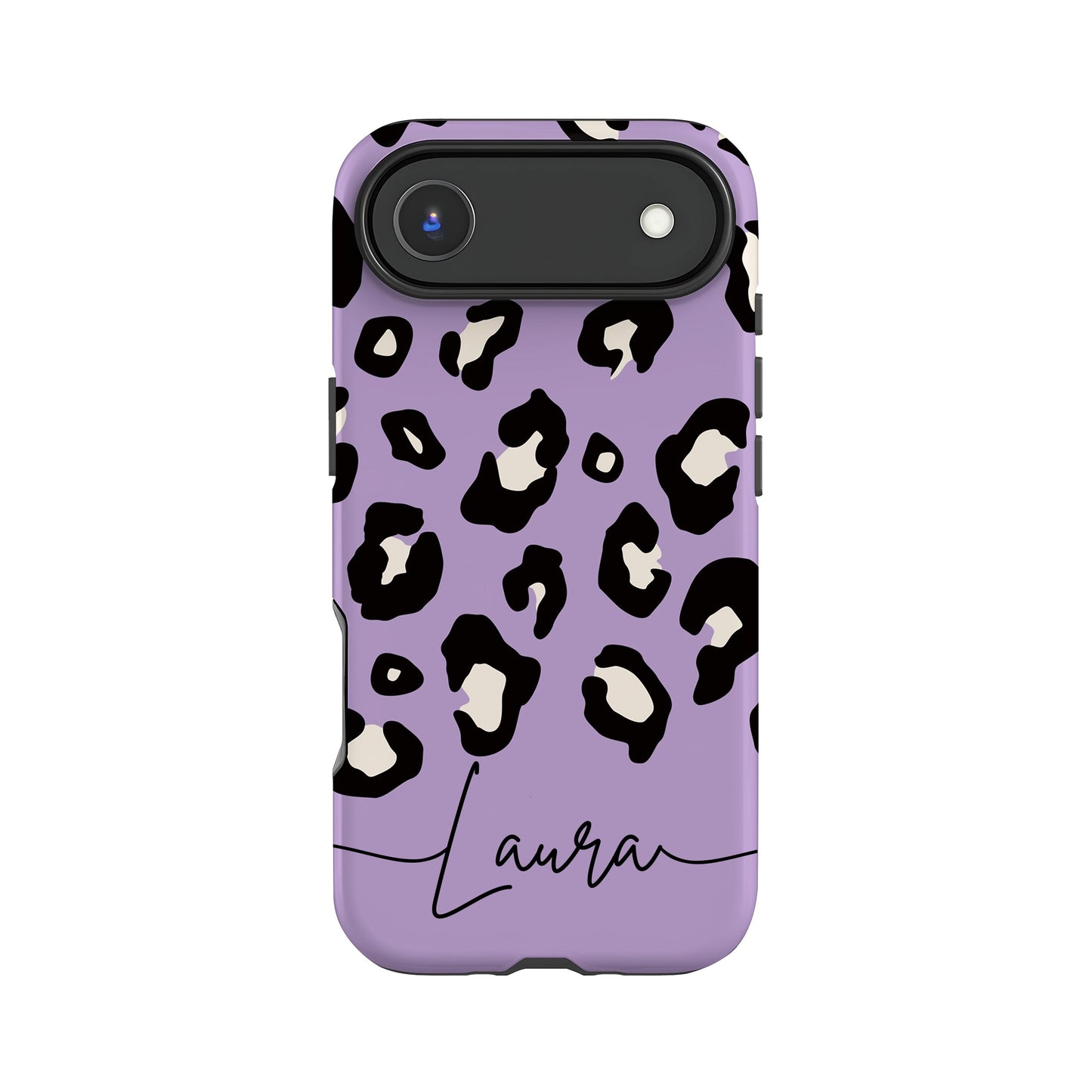 Custom Light Purple Leopard Print Phone Case iPhone 17 Air Phone Case