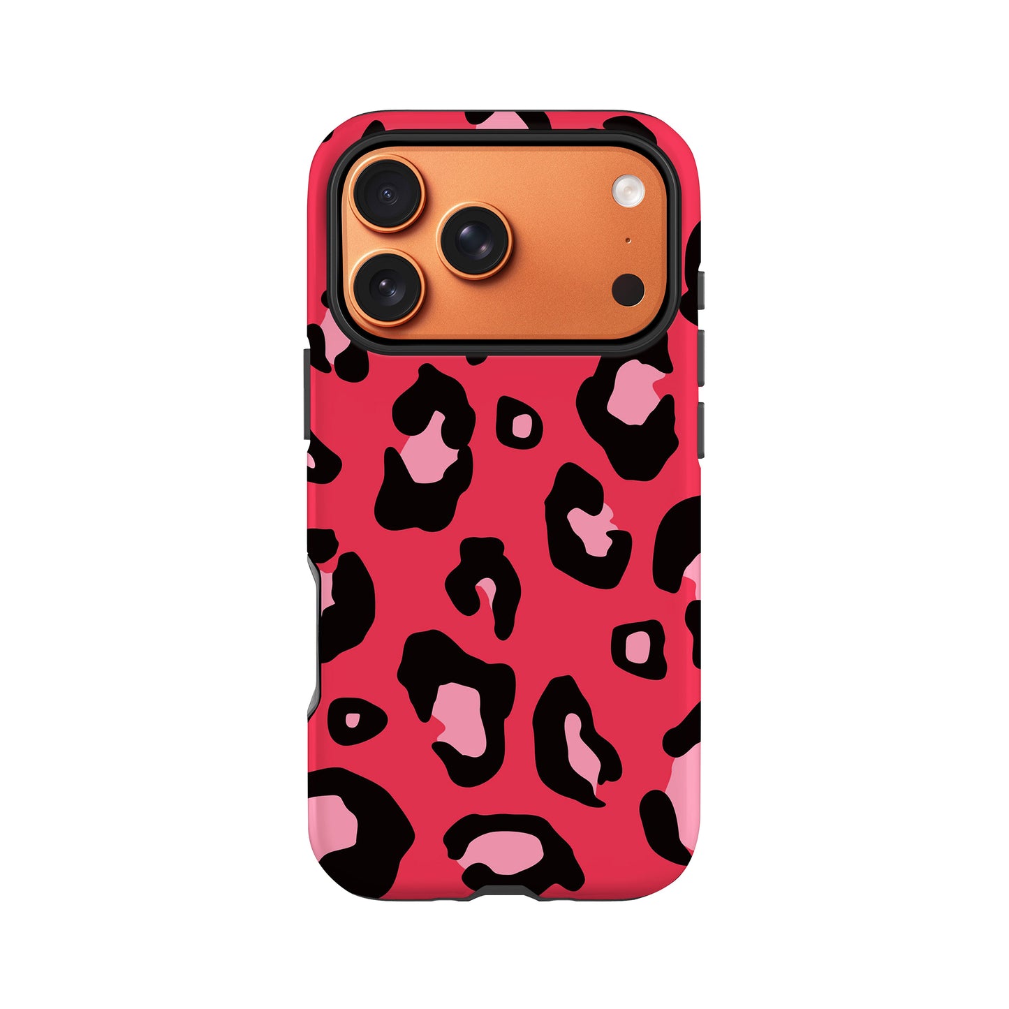 Red and Pink Leopard Spot Pattern Case iPhone 17 Pro Phone Case