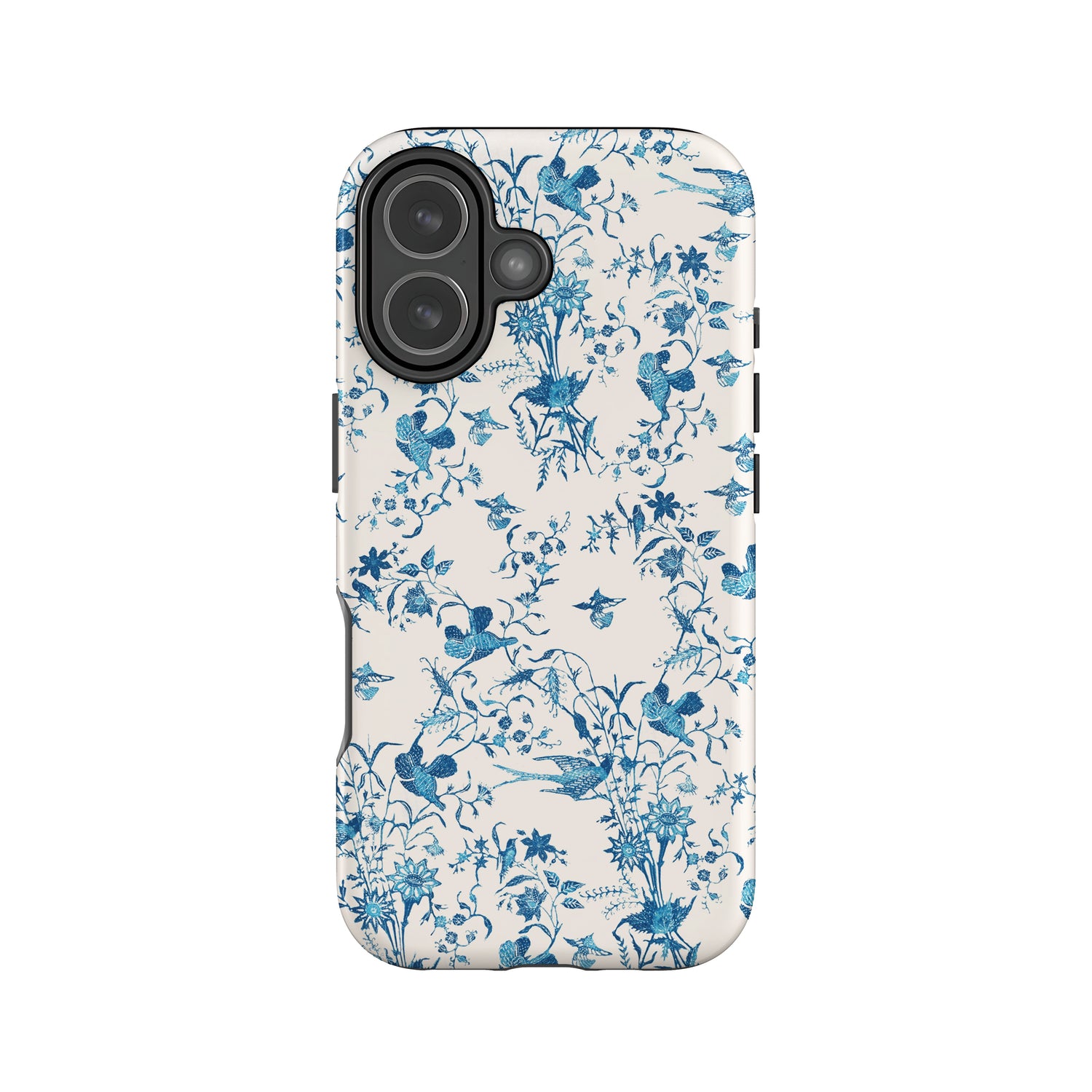 Baroque Bird Print Pattern Case iPhone 17 Phone Case