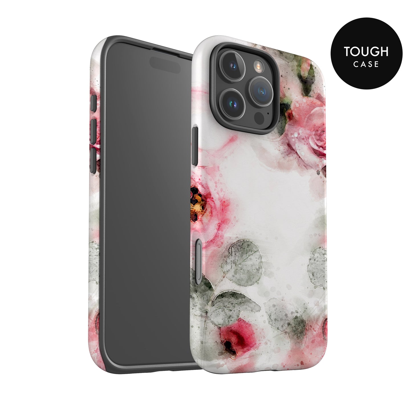 Personalised Rose Floral Print Phone Case Phone Case