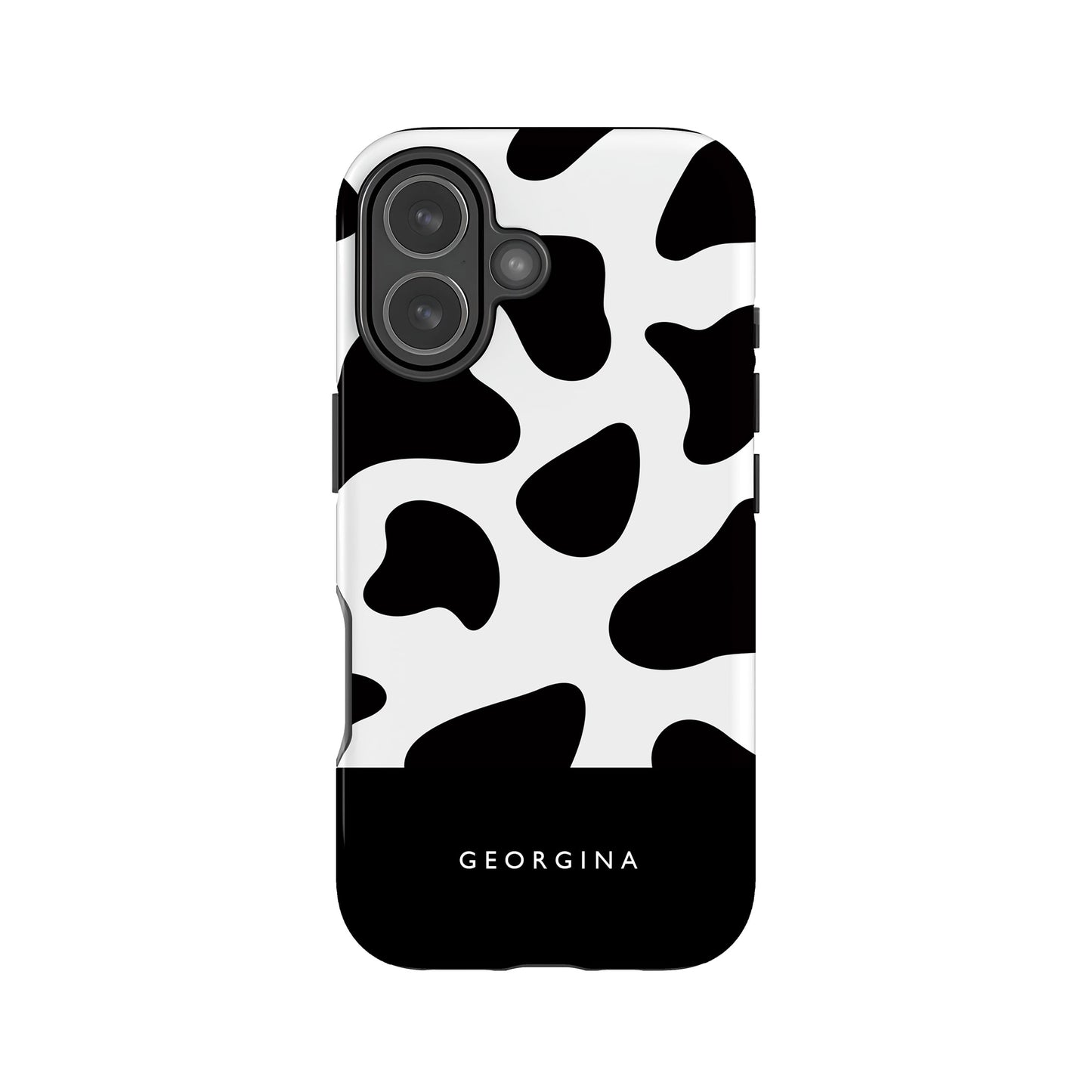 Personalised Cow Spot Pattern Case iPhone 17 Phone Case
