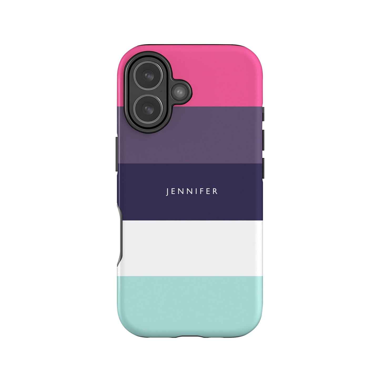 Pink Purple Grape Stripe Phone Case iPhone 17 Phone Case