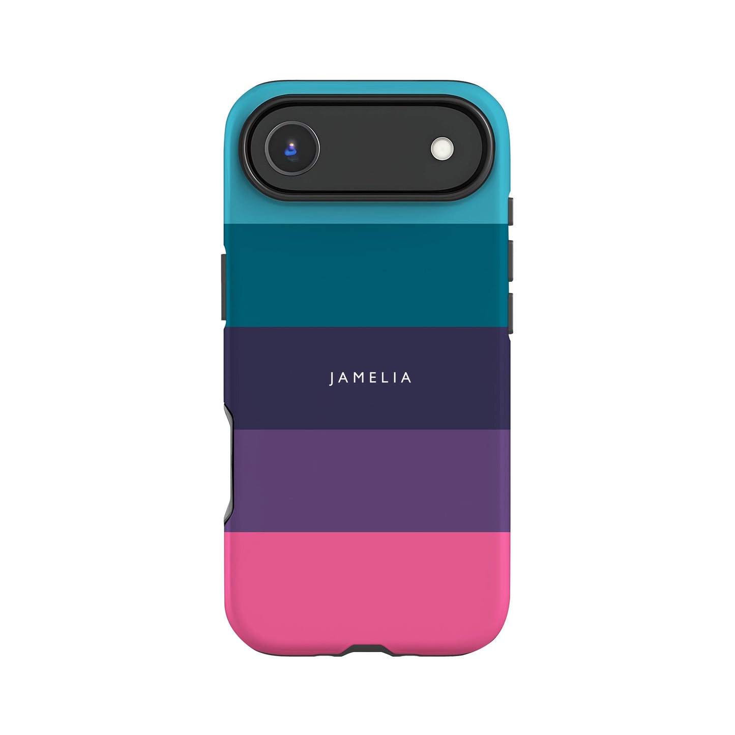 Personalised Colourful Stripes Phone Case iPhone 17 Air Phone Case
