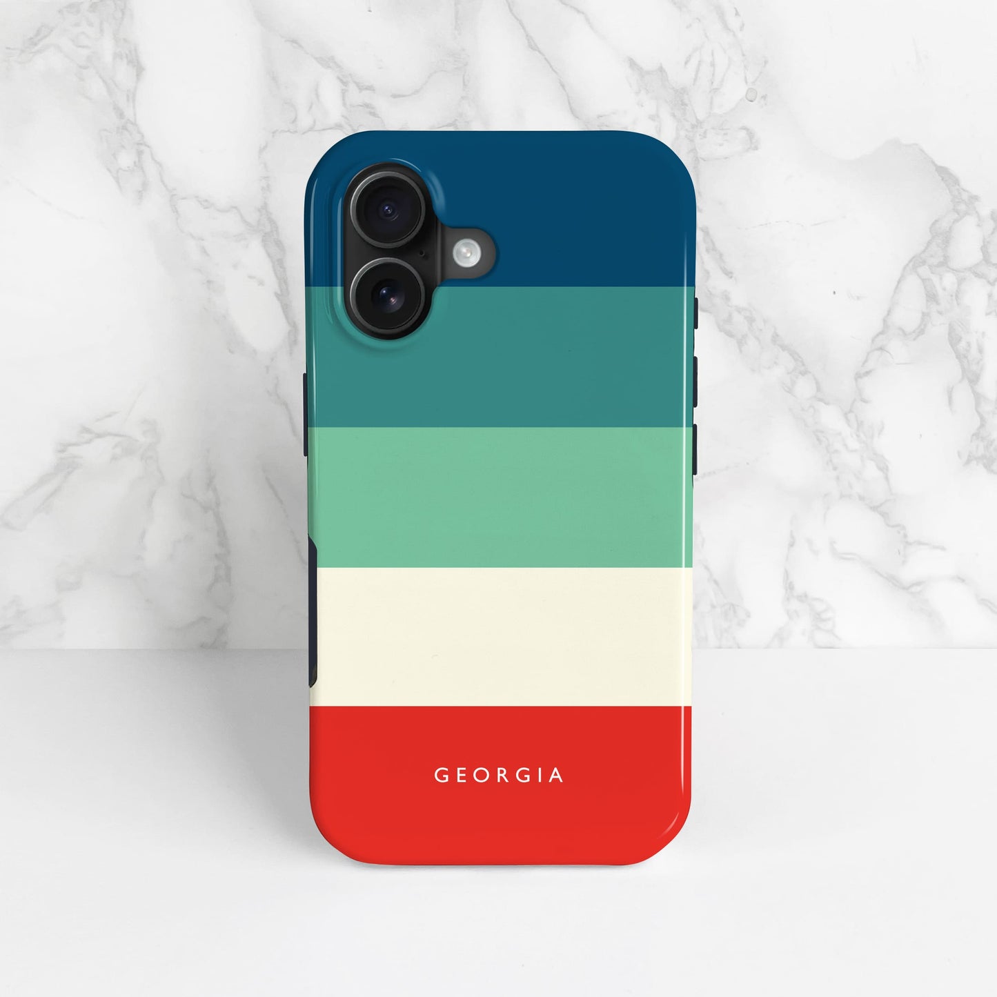 Red and Blue Stripes Custom Case Phone Case