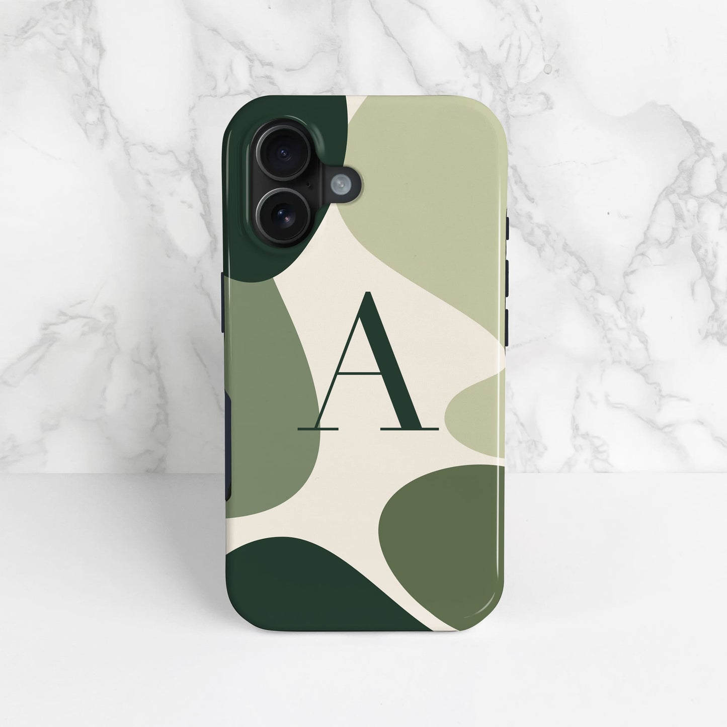 Personalised Abstract Green Colour Block Case Phone Case