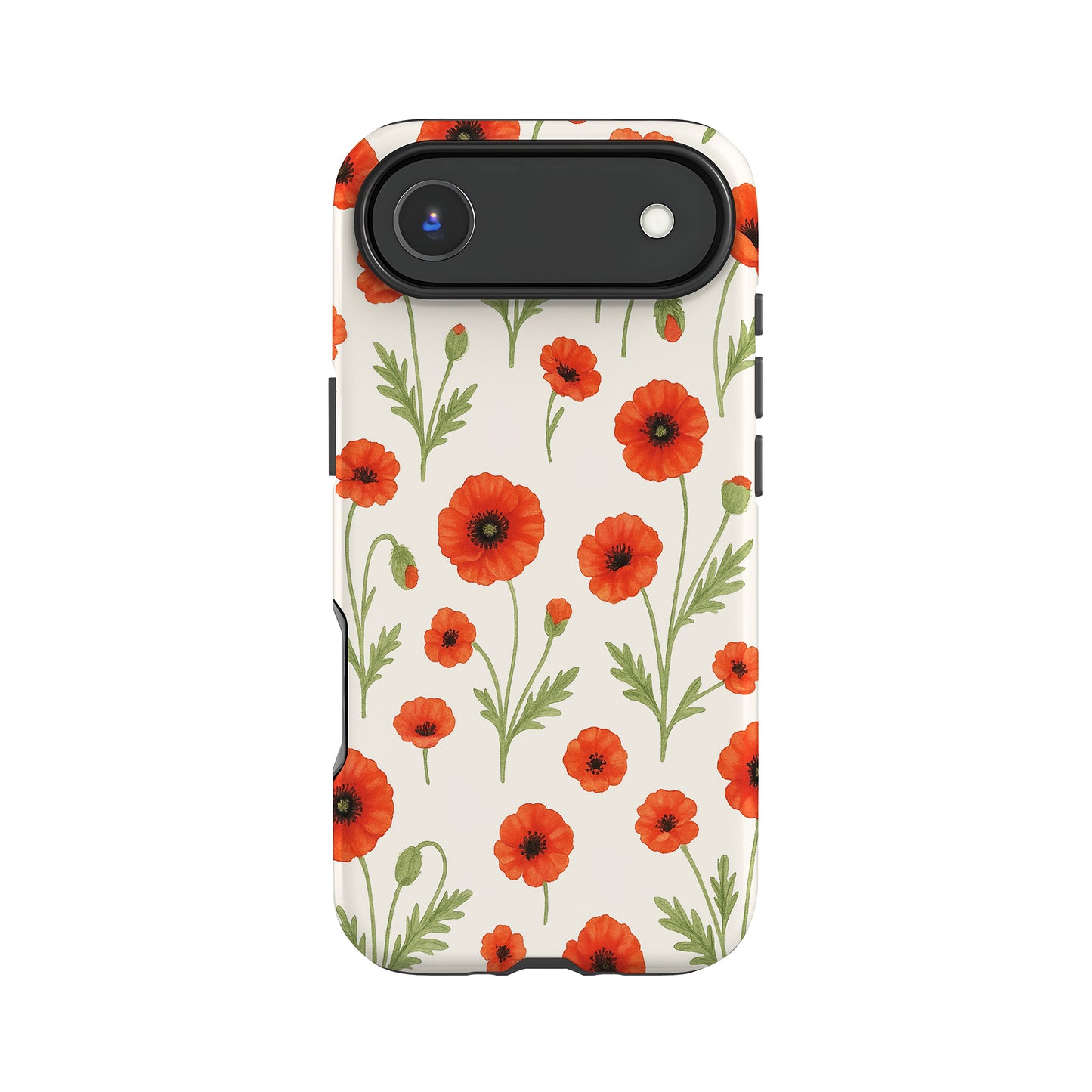Watercolour Poppy Floral Print Case Phone Case