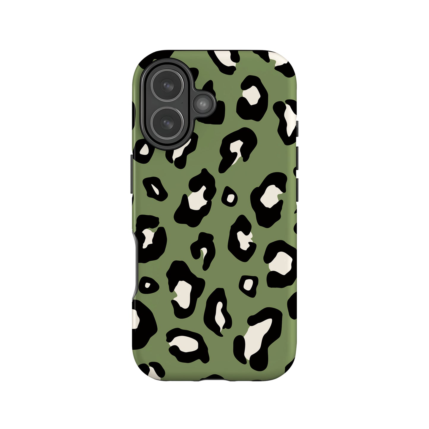 Khaki Leopard Print Animal Spots Pattern Phone Case iPhone 17 Phone Case