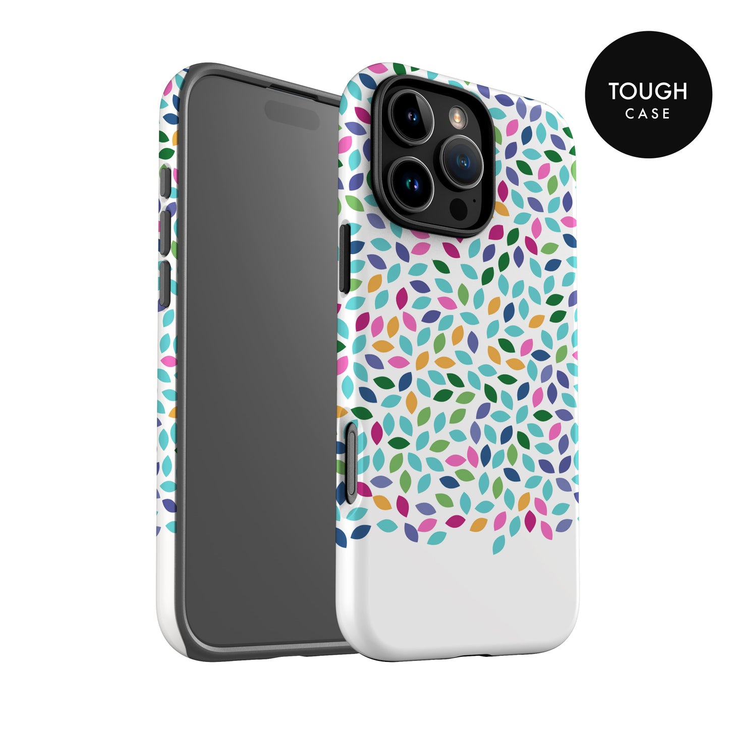 Ditsy Leaf Floral Personalised iPhone Case Phone Case