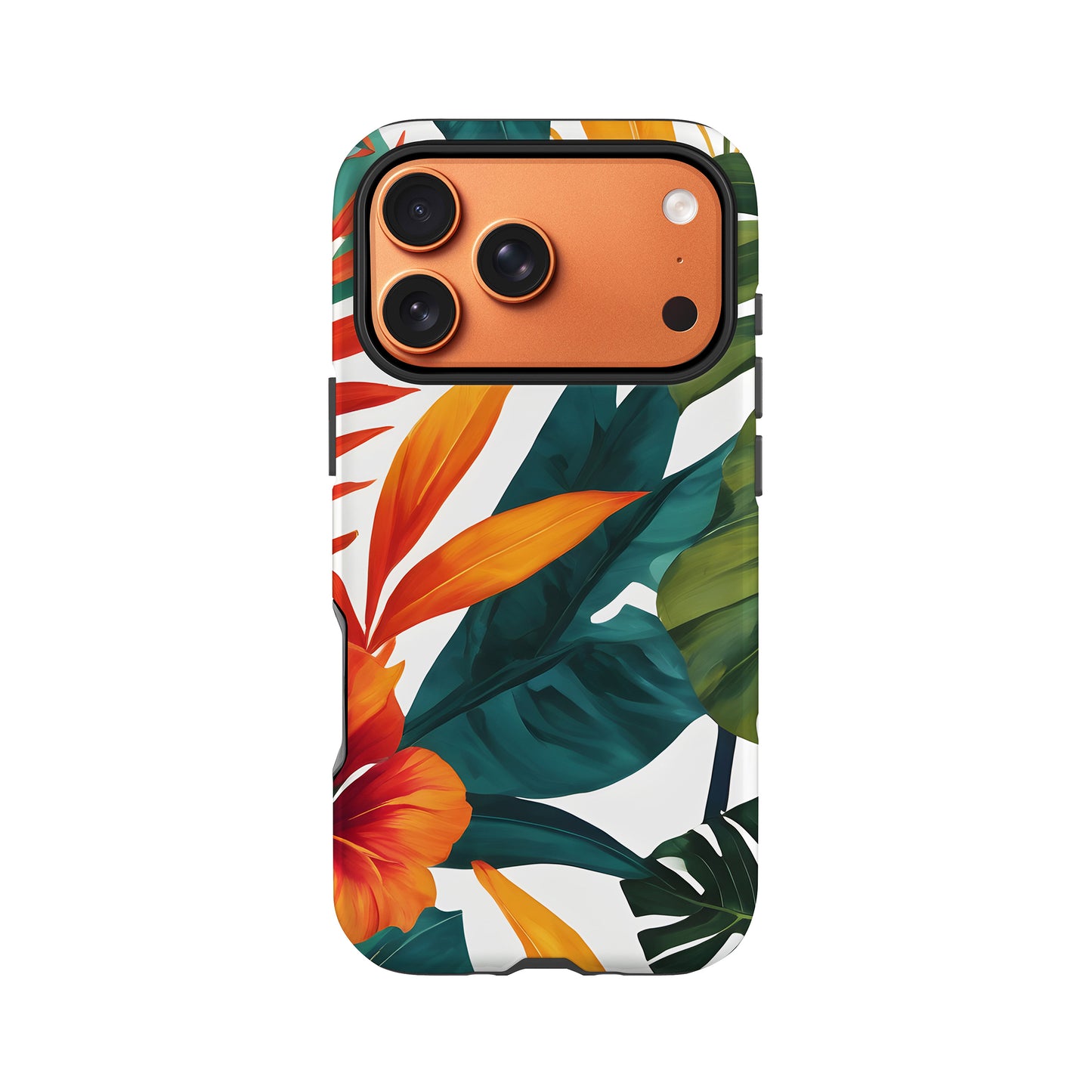 Contemporary Tropical Floral Case iPhone 17 Pro Phone Case