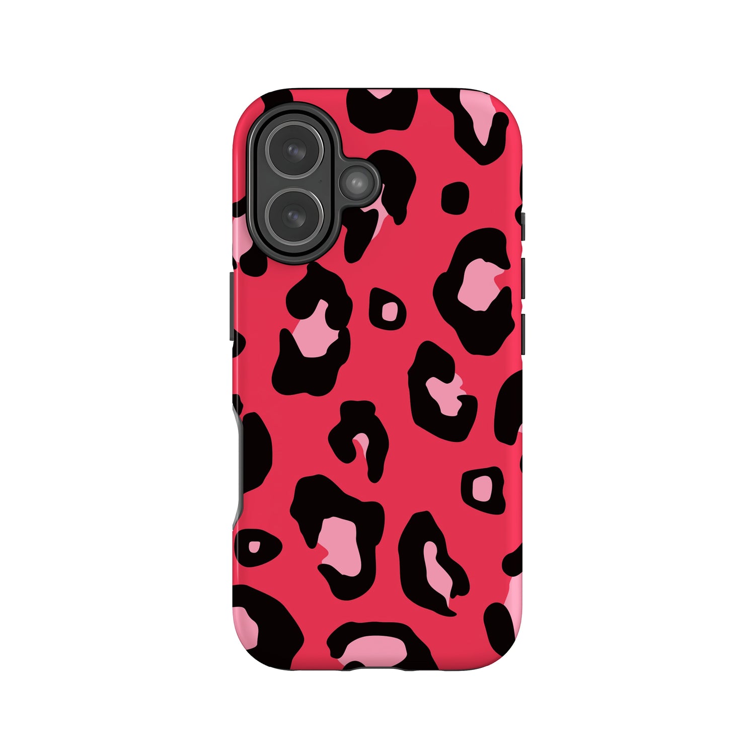 Red and Pink Leopard Spot Pattern Case iPhone 17 Phone Case