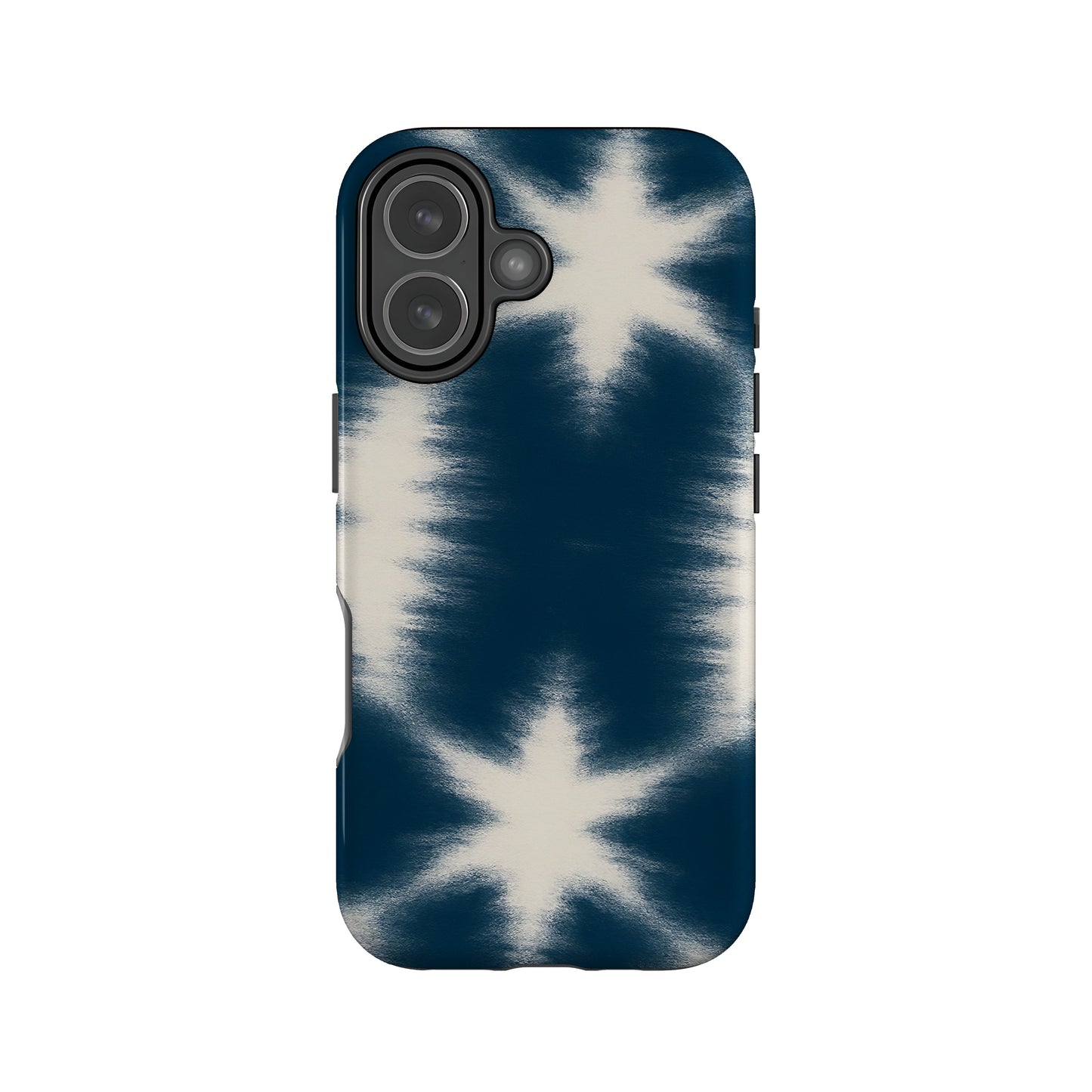 Navy Blue Tie Dye Print Phone Case Phone Case