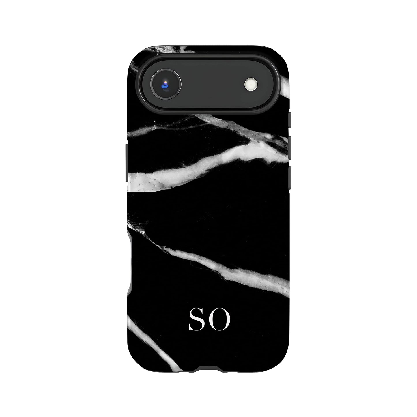 Black and White Marble Phone Case iPhone 17 Air Phone Case