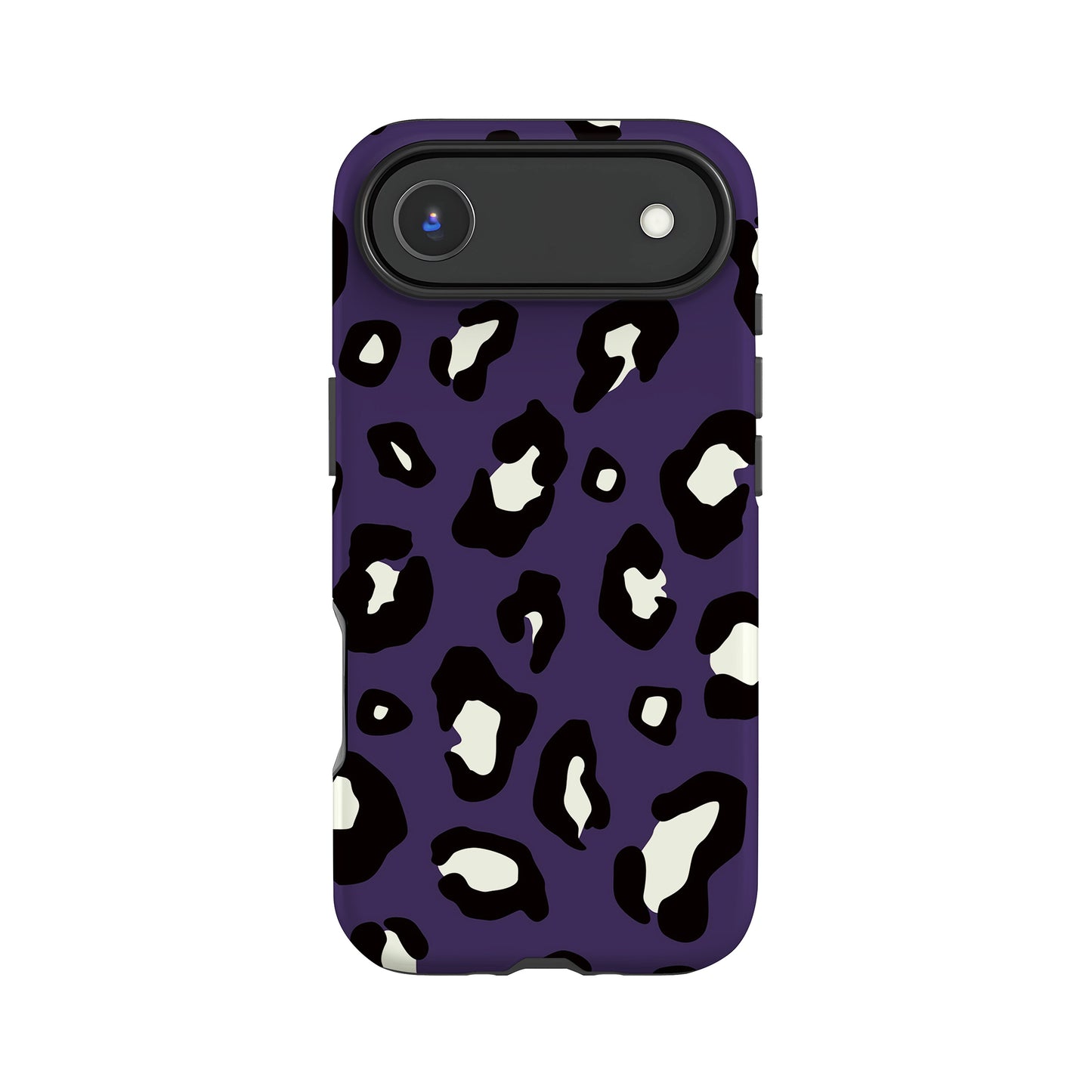 Dark Purple Leopard Print Spots Pattern Phone Case iPhone 17 Air Phone Case