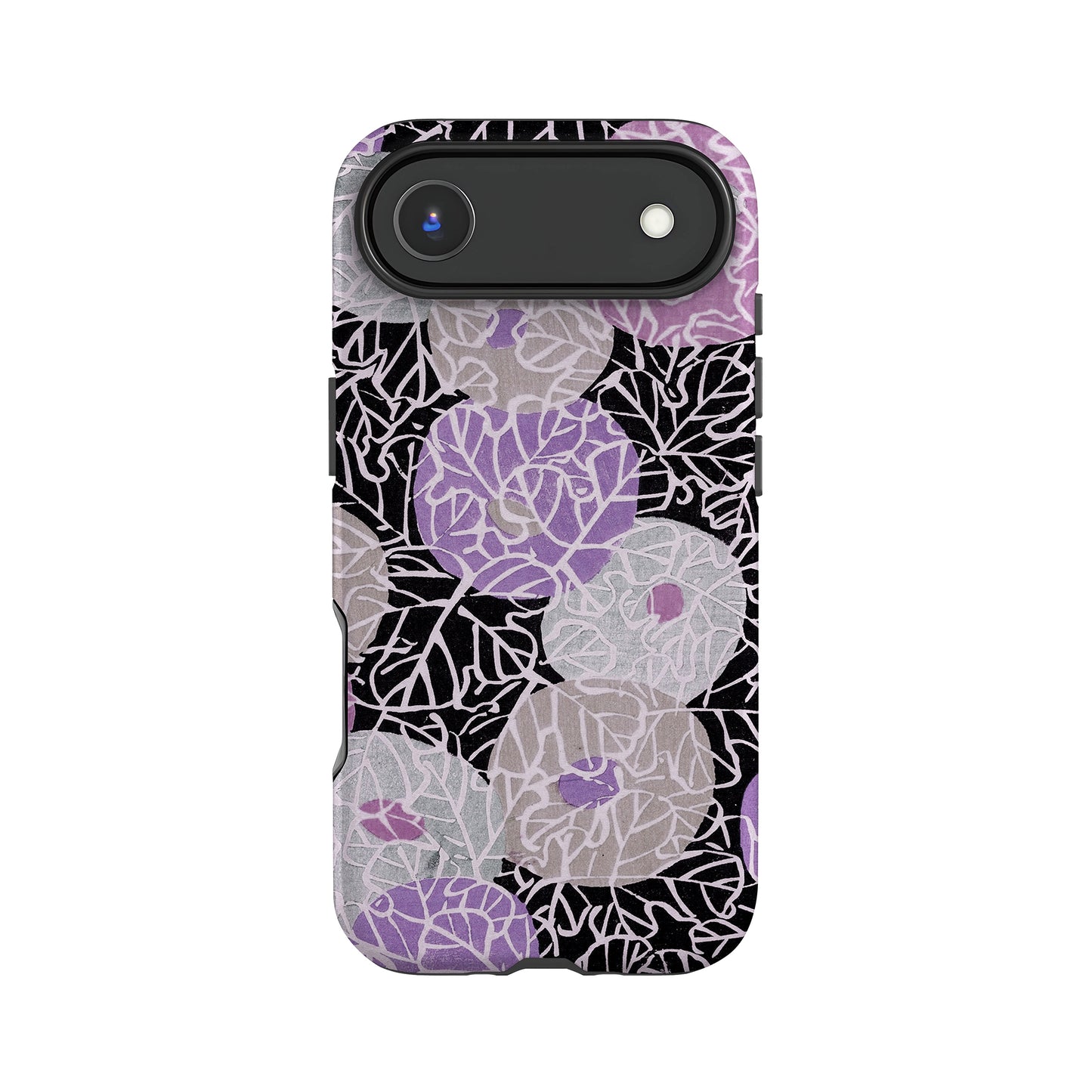 Purple Japanese Floral Print Case iPhone 17 Air Phone Case
