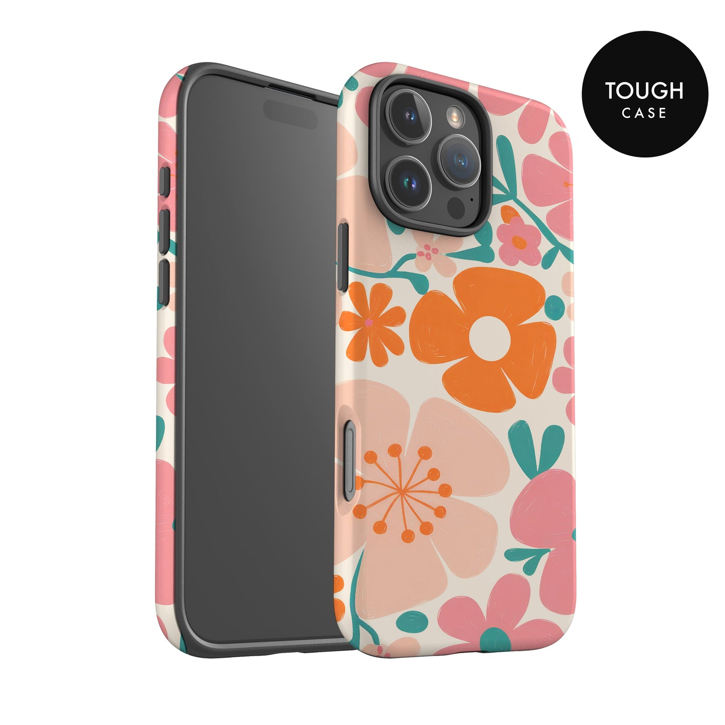 Personalised Floral Rose Print Case Phone Case