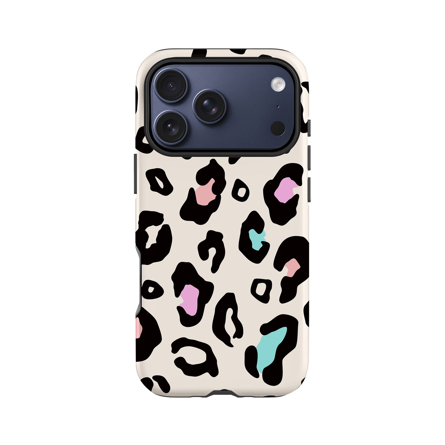 Multicolour Leopard Spots Case iPhone 17 Pro Phone Case