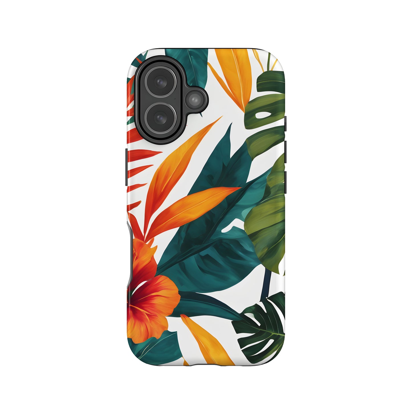 Contemporary Tropical Floral Case iPhone 17 Phone Case