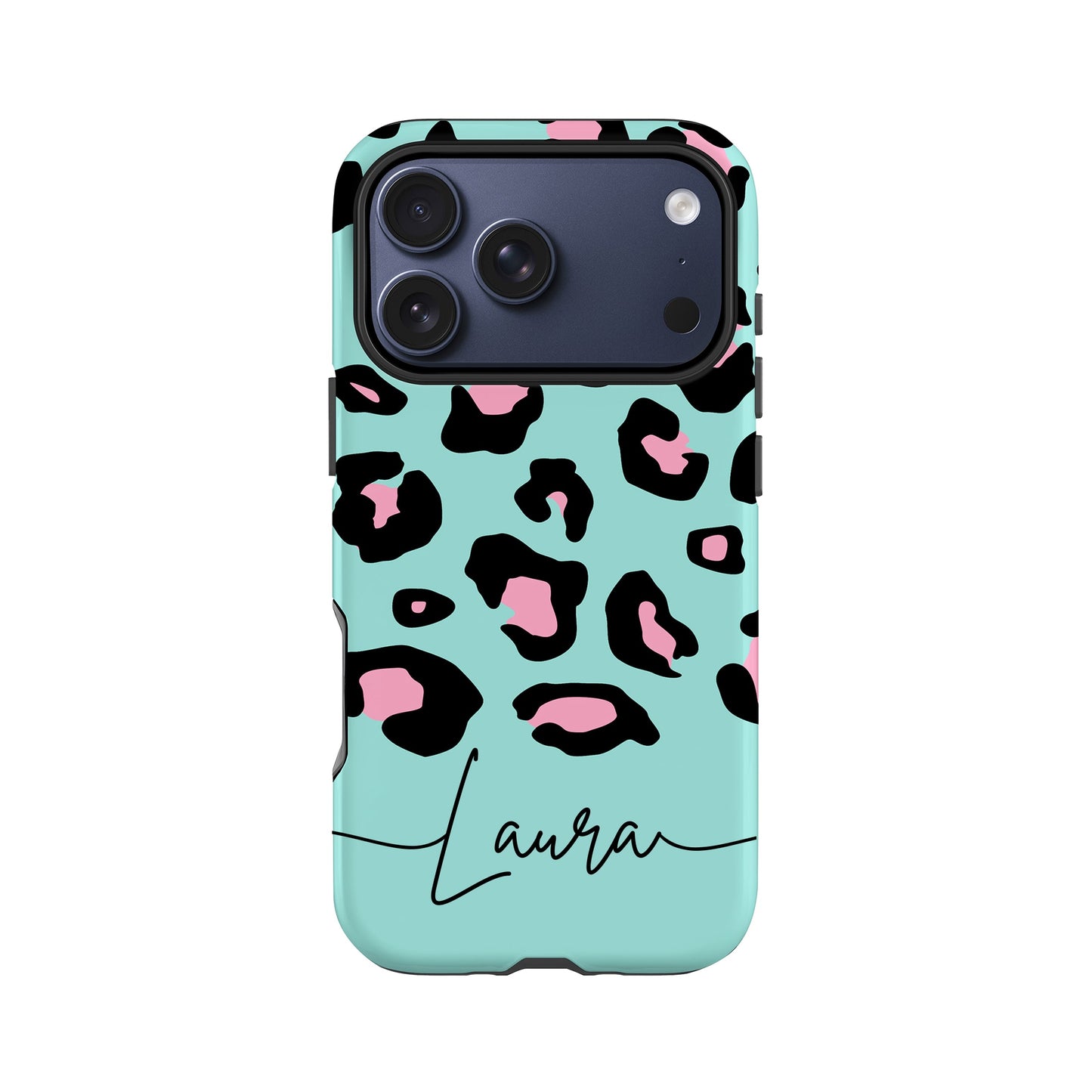 Blue Pink Ice Personalised Leopard Print Case Phone Case