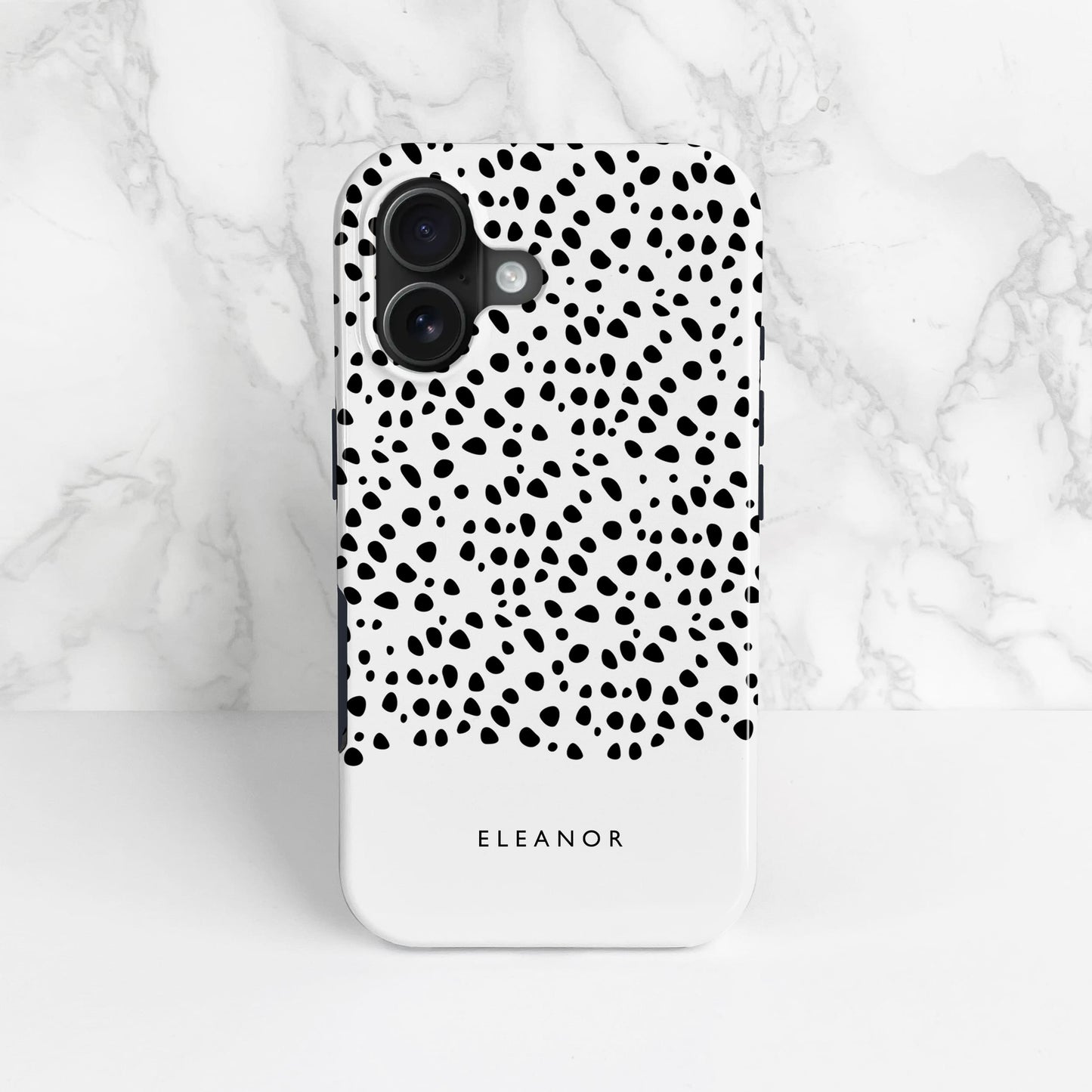 Personalised Black Dots Phone Case Phone Case