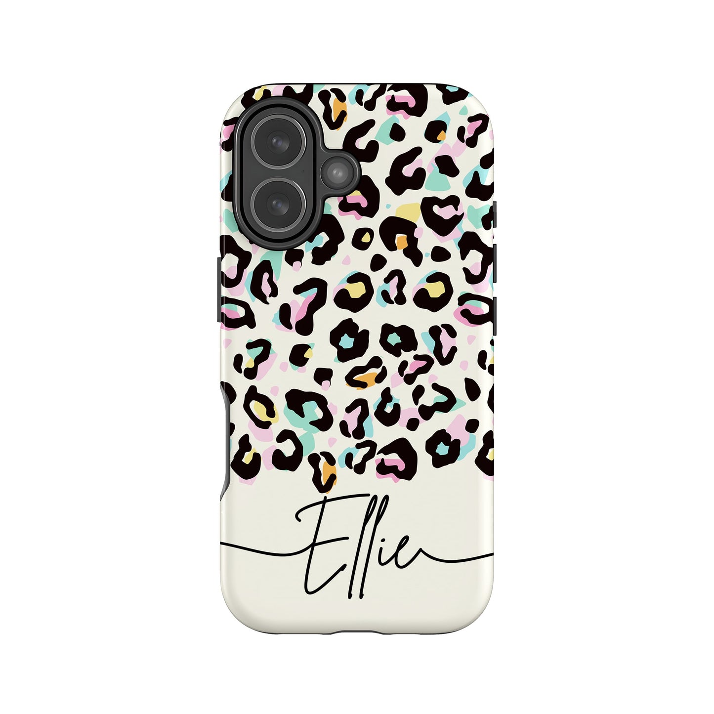 Custom Rainbow Spot Leopard Print Case Phone Case
