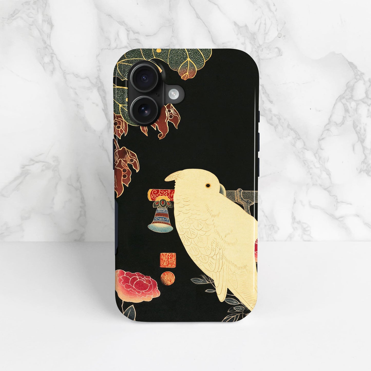 Cockatoo Vintage Bird Print Case Phone Case