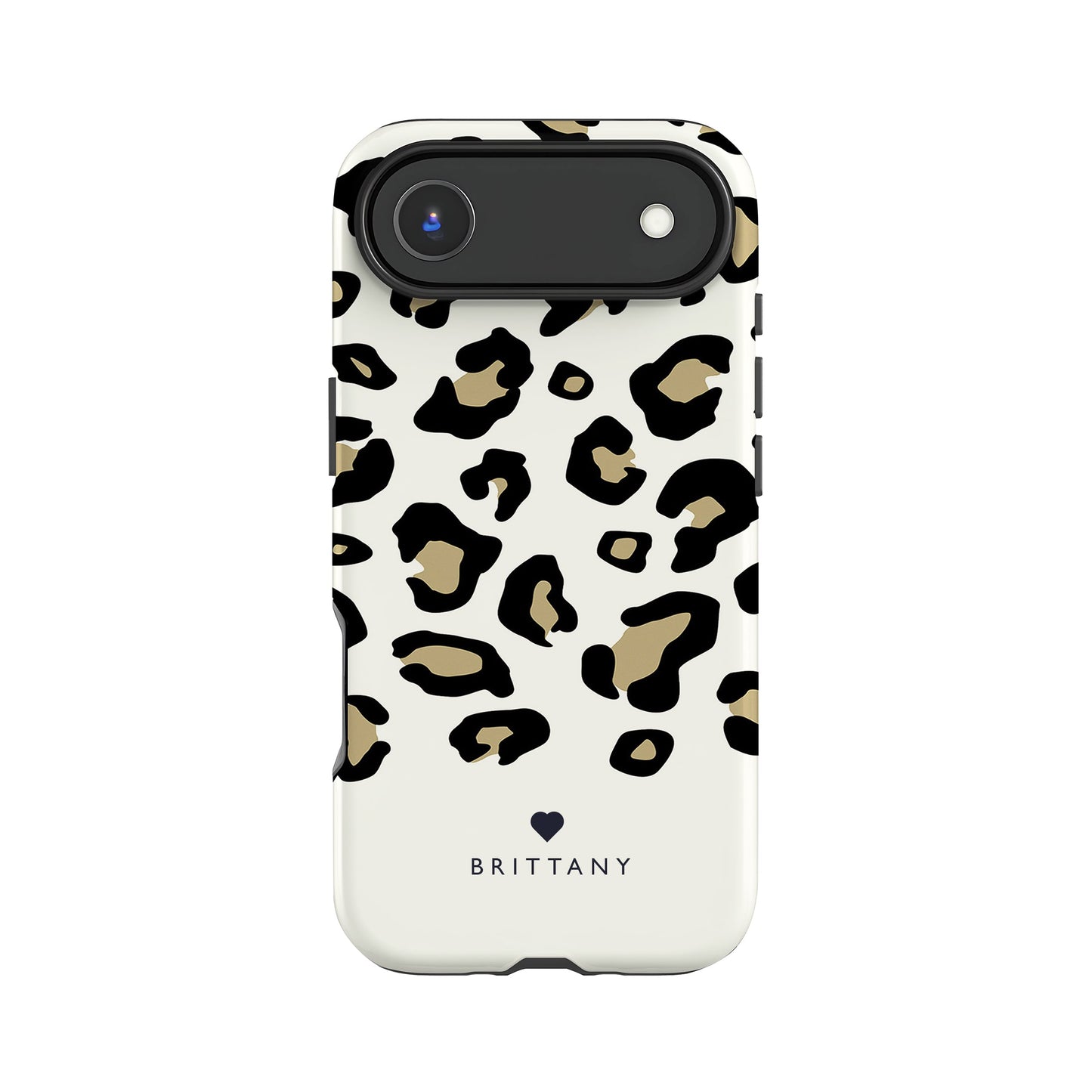 Gold Leopard Print Personalised Phone Case iPhone 17 Air Phone Case