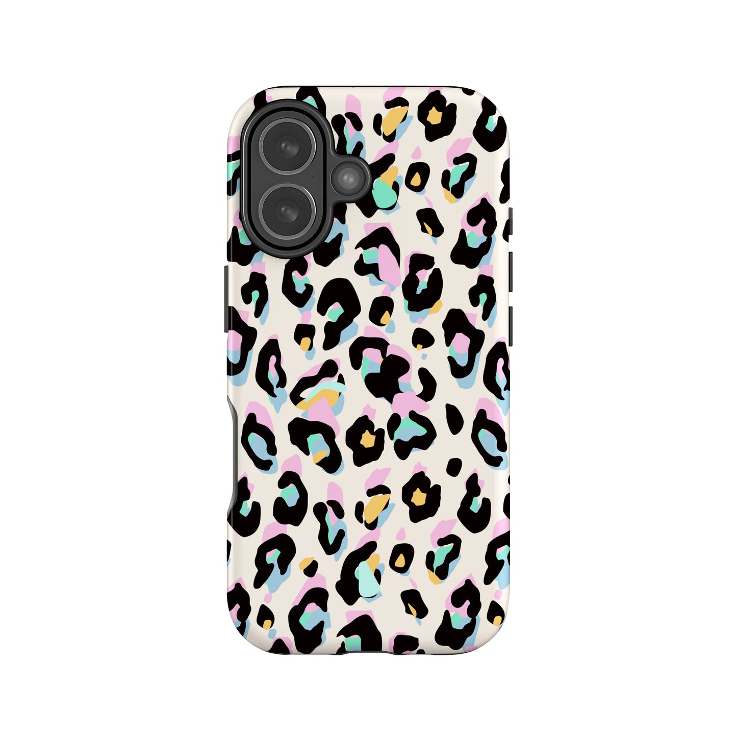 Multicolour Ditsy Leopard Print Phone Case iPhone 17 Phone Case