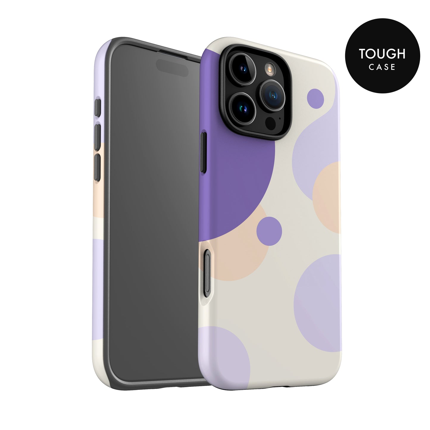 Abstract Purple Spots Personalised Case Phone Case