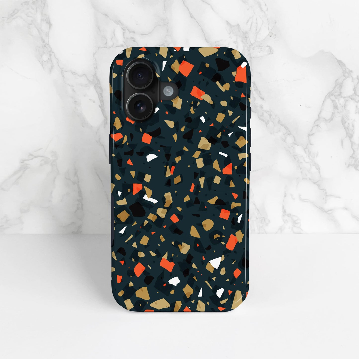 Orange Toffee Terrazzo Phone Case Phone Case