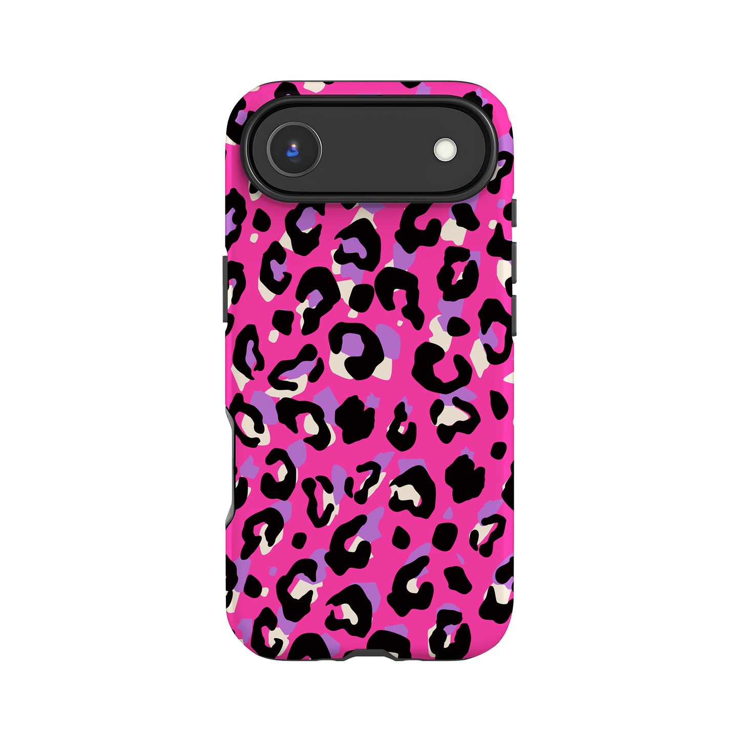 Purple and Pink Abstract Leopard Print Phone Case iPhone 17 Air Phone Case
