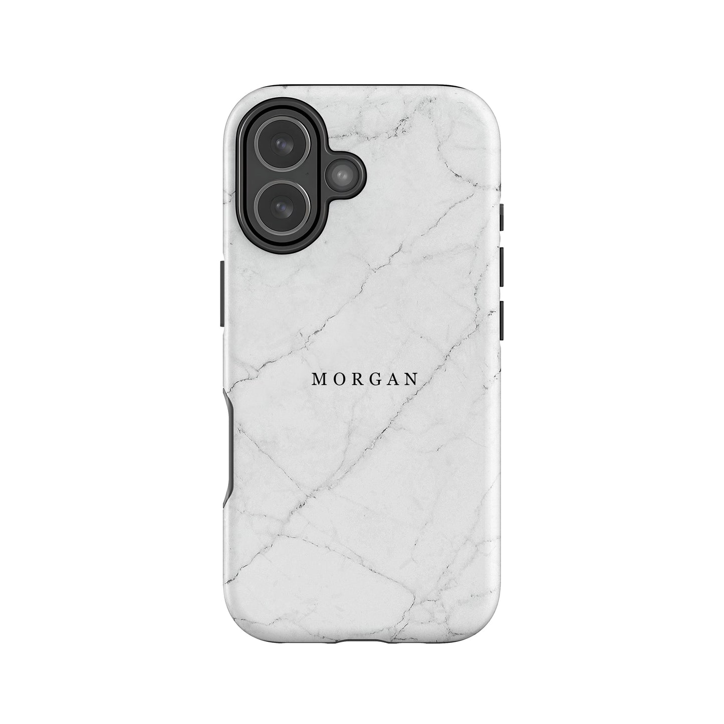 Personalised White Marble Phone Case Phone Case