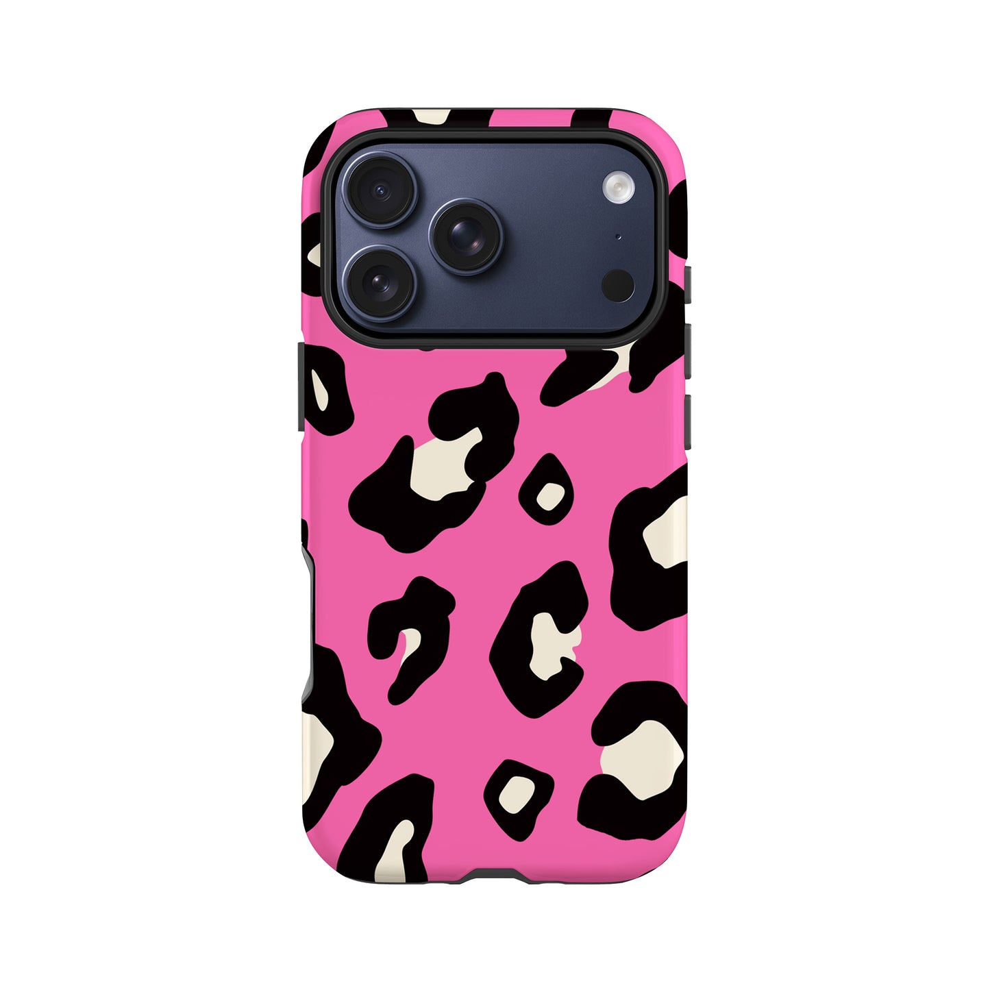 Pink Leopard Print Pattern Animal Spots Phone Case iPhone 17 Pro Phone Case