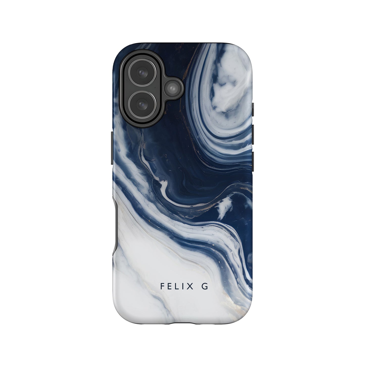 Blue Swirl Personalised Phone Case Phone Case