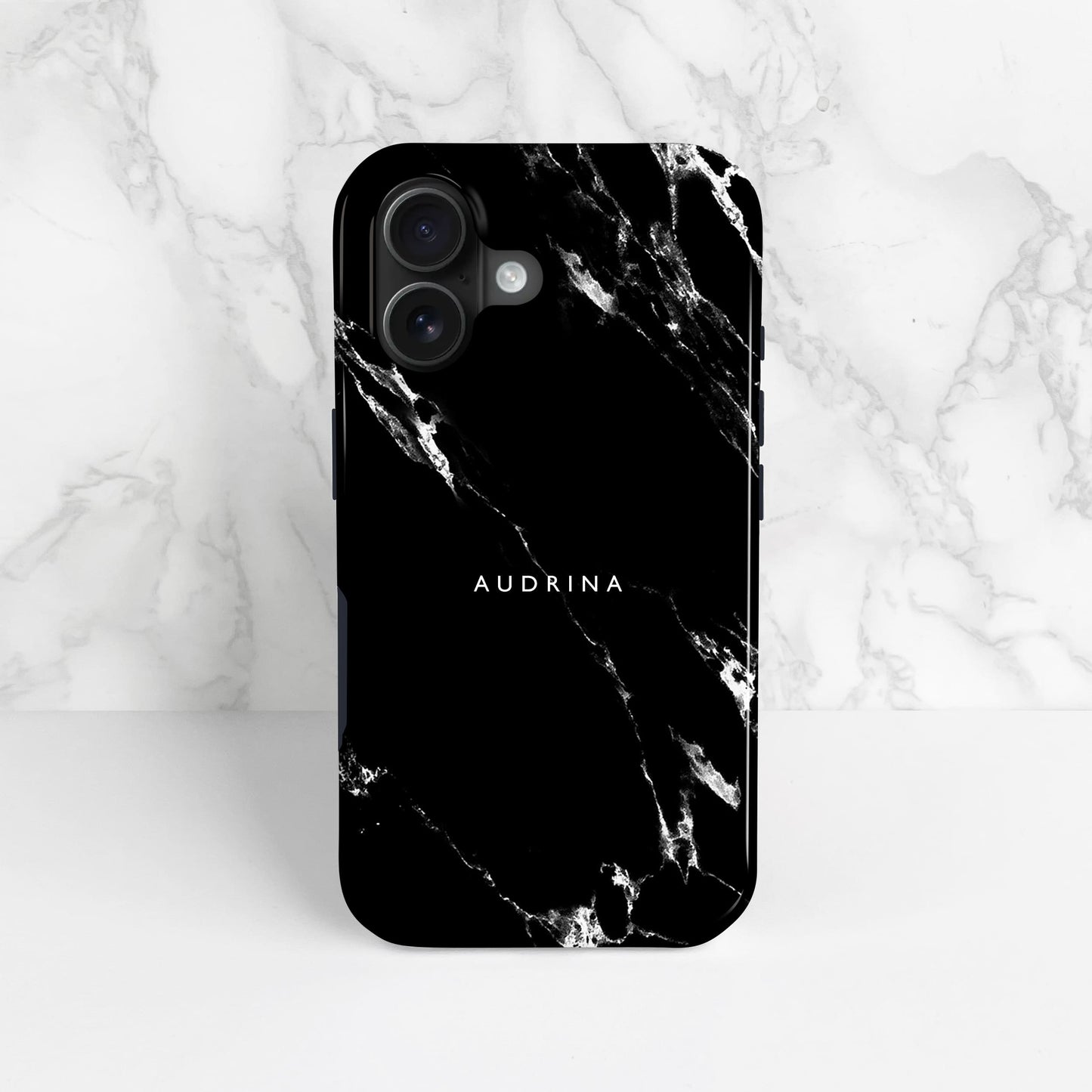 Black Marble Custom Name Phone Case  Phone Case