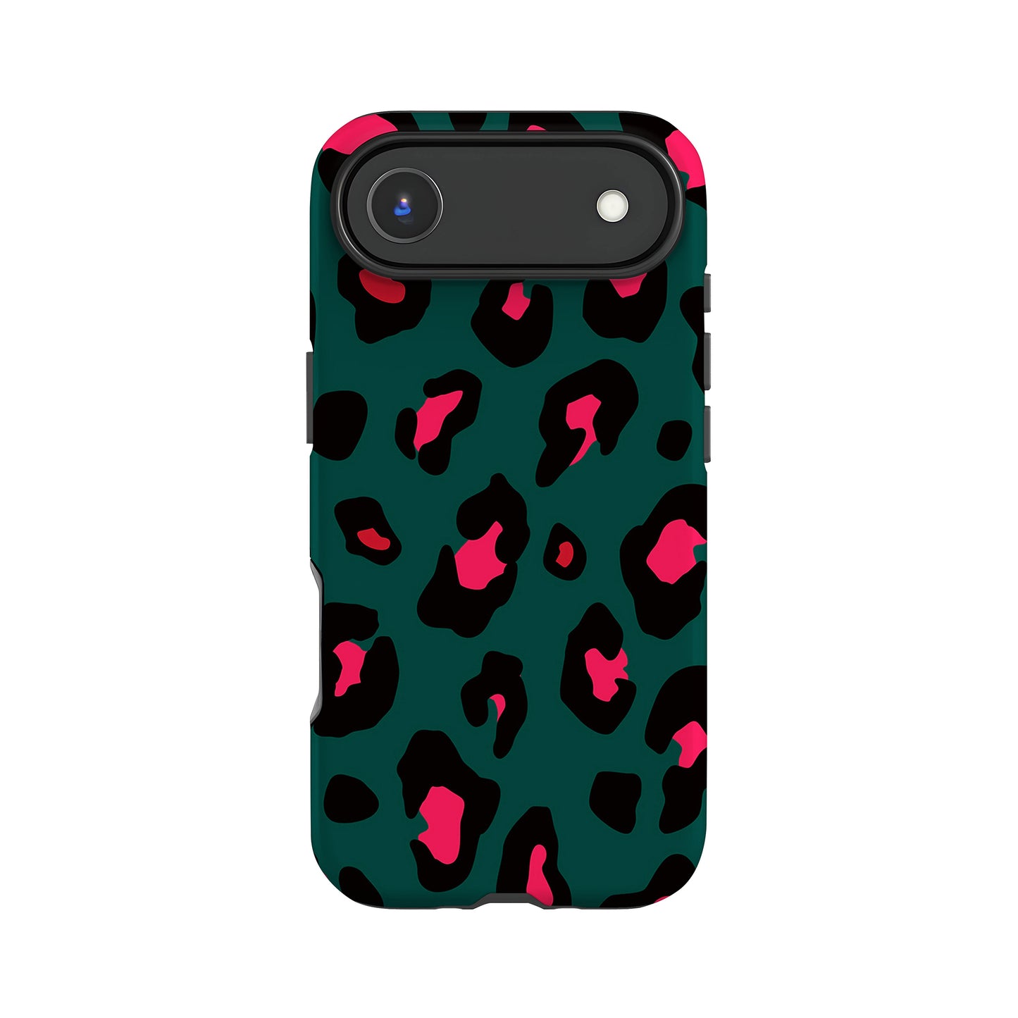 Forest Green Leopard Print Phone Case iPhone 17 Air Phone Case