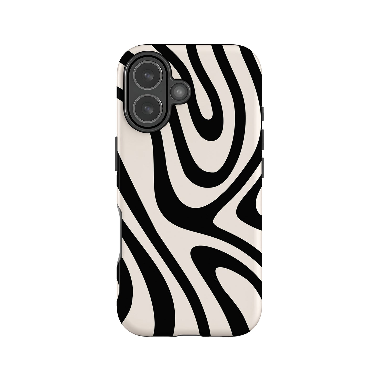 Black Swirl Phone Case iPhone 17 Phone Case