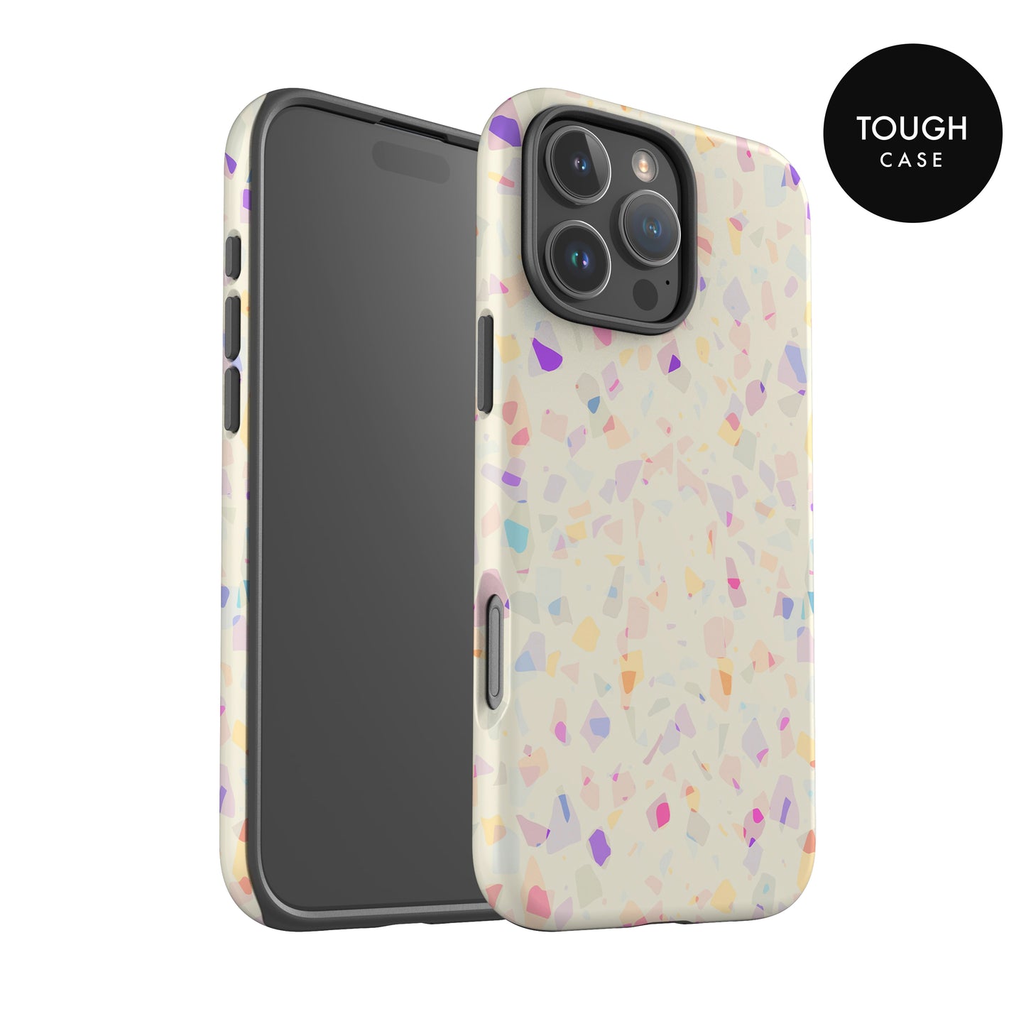 Pastel Rainbow Terrazzo Print Phone Case Phone Case