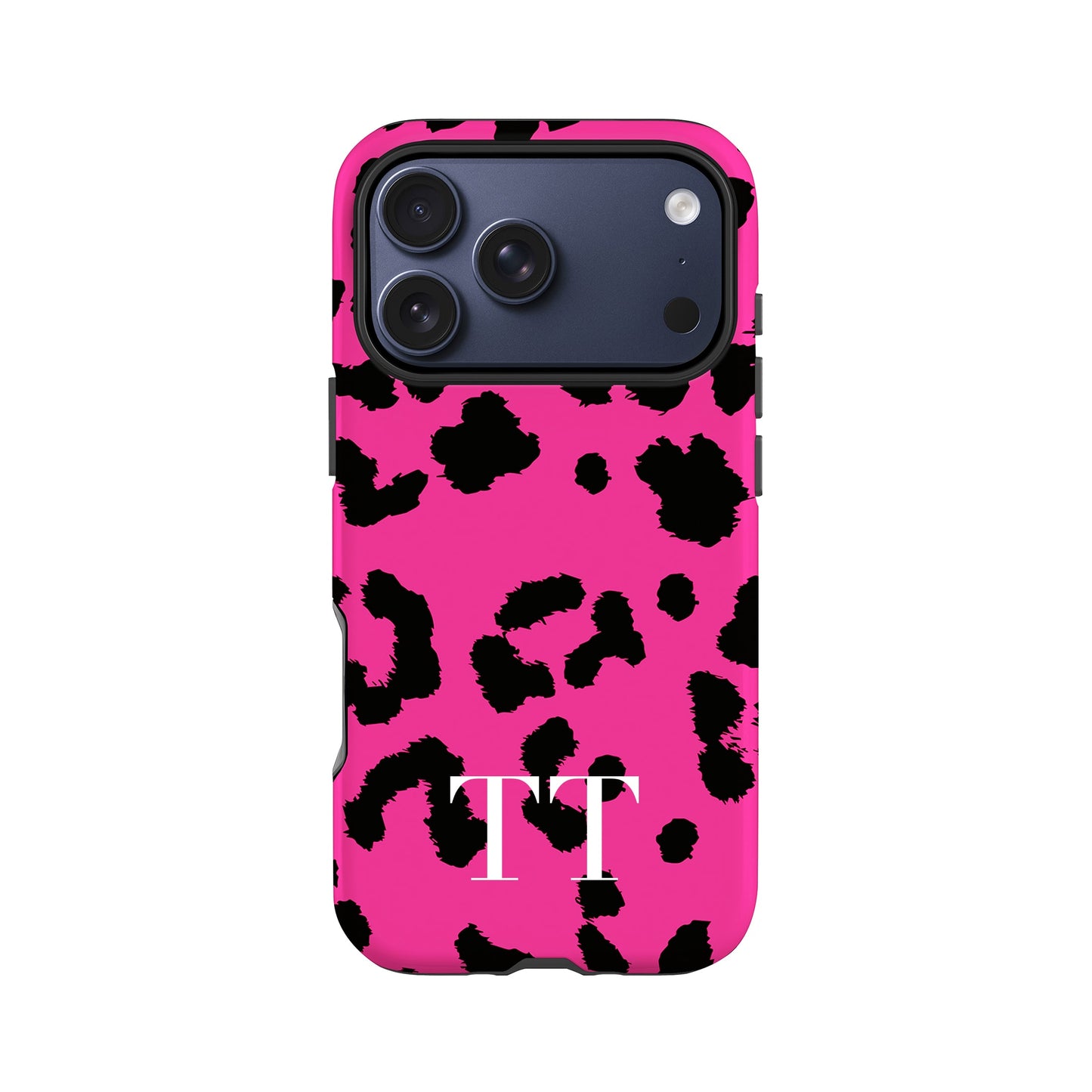 Hot Pink Leopard Print Phone Case iPhone 17 Pro Phone Case