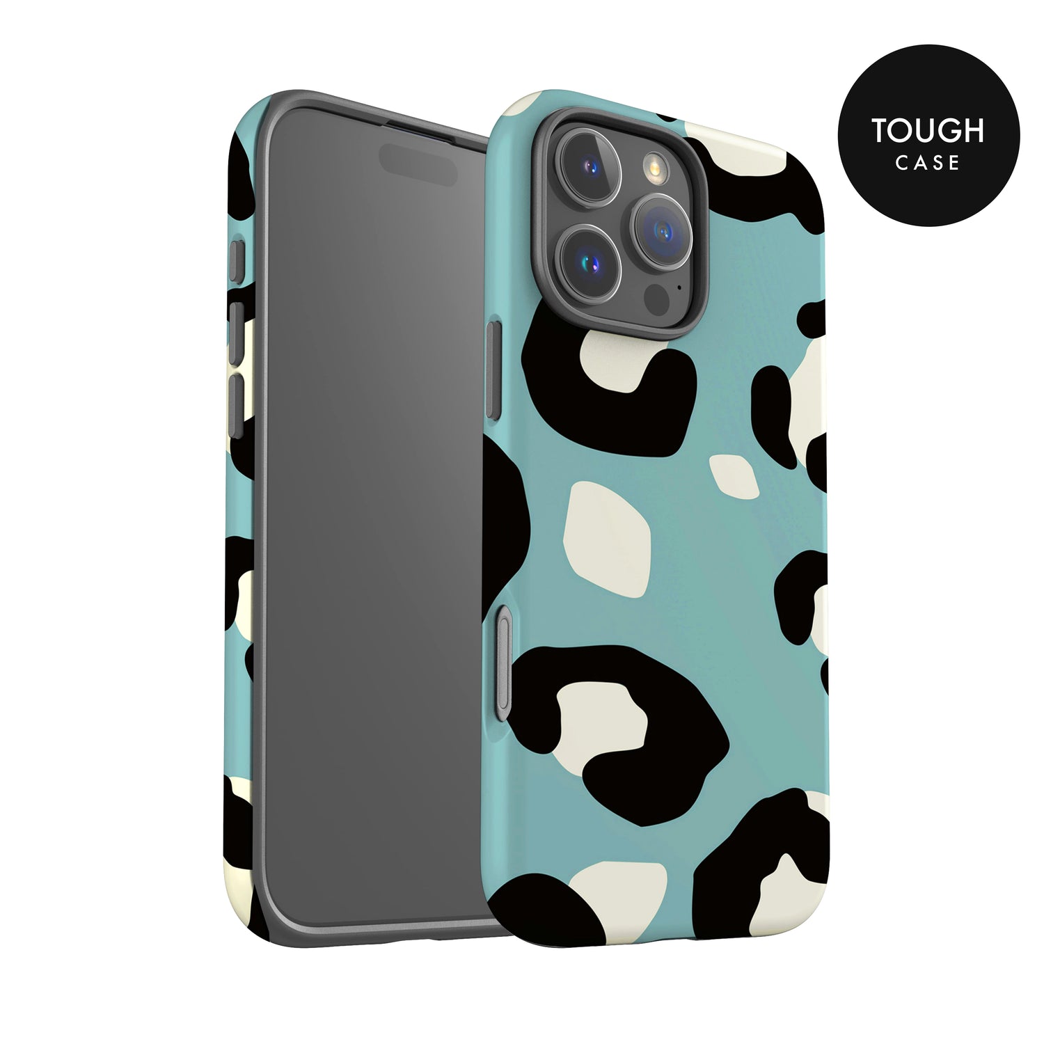 Contemporary Blue Leopard Print Case Phone Case