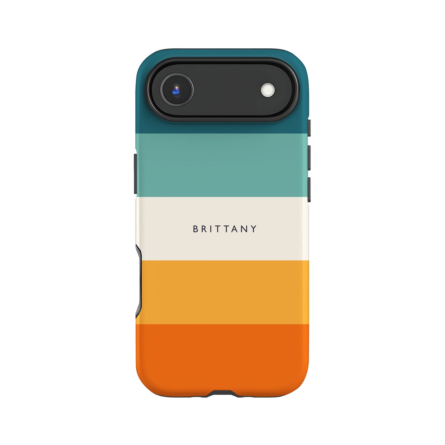 Blue and Orange Stripes Custom Case Phone Case