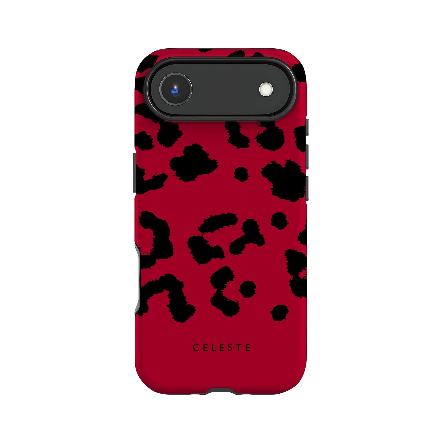 Custom Red Leopard Print Case iPhone 17 Air Phone Case