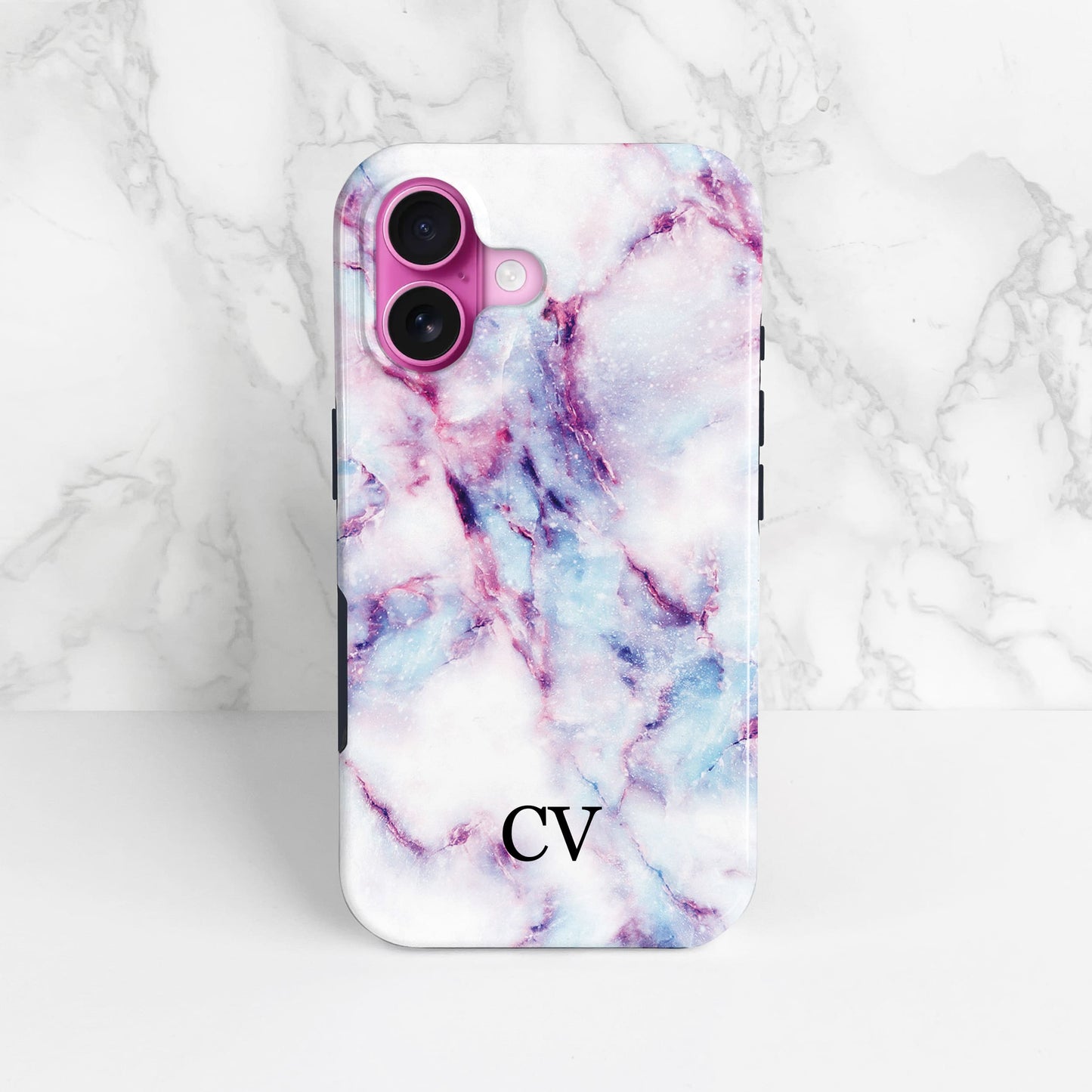 Dream Marble Initials Phone Case Phone Case