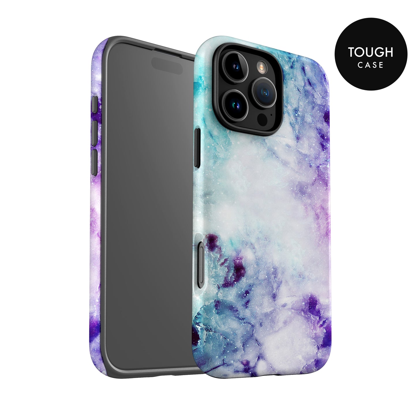 Cosmic Heart Personalised Marble Phone Case Phone Case