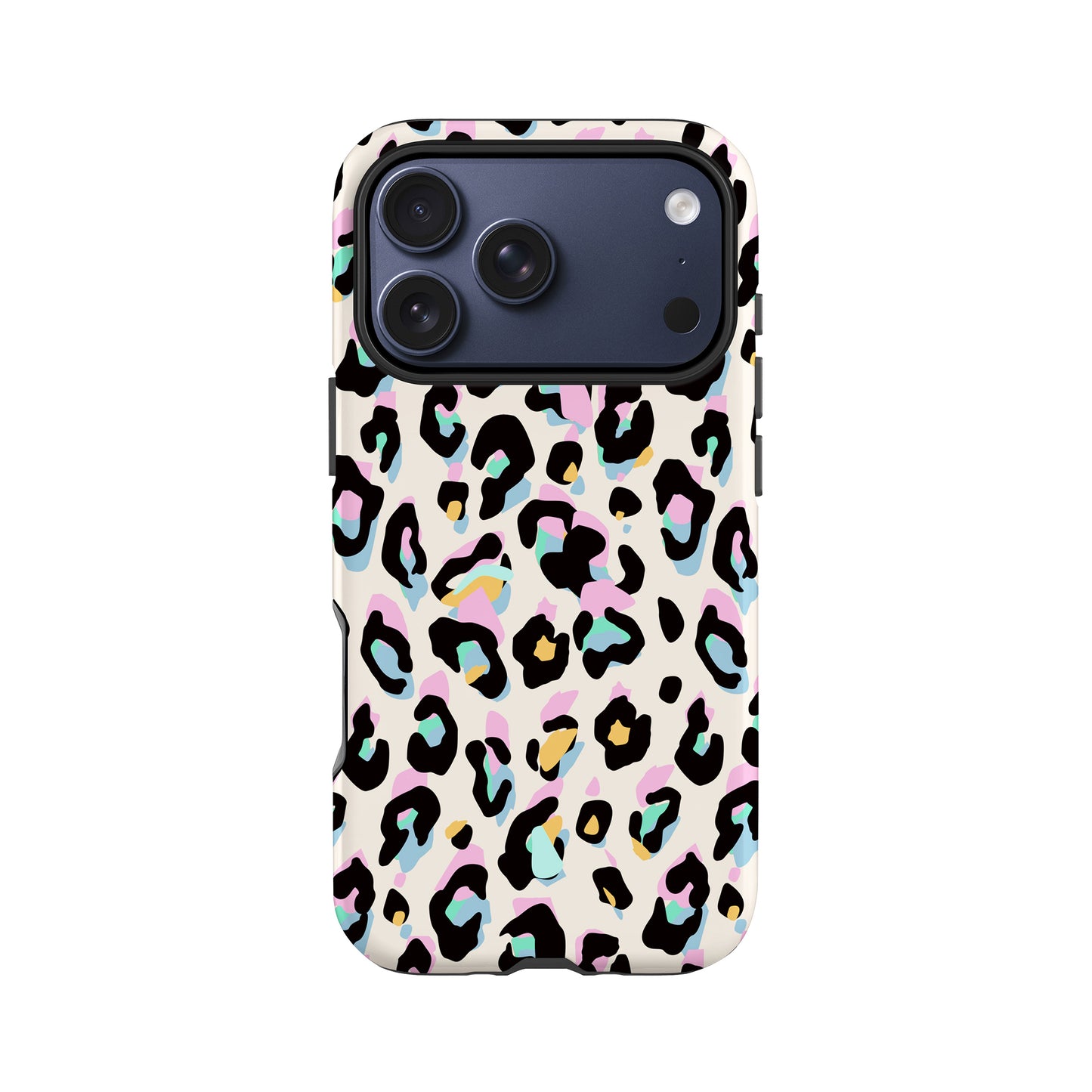 Multicolour Ditsy Leopard Print Phone Case iPhone 17 Pro Phone Case