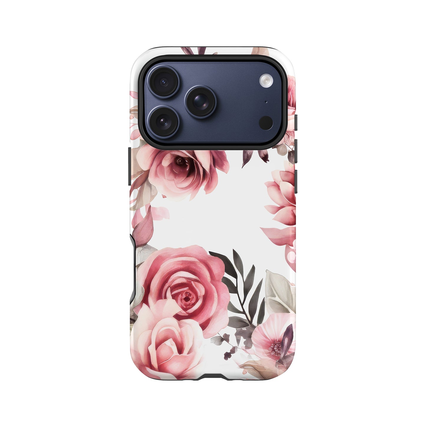 Personalised Floral Rose Print Case Phone Case