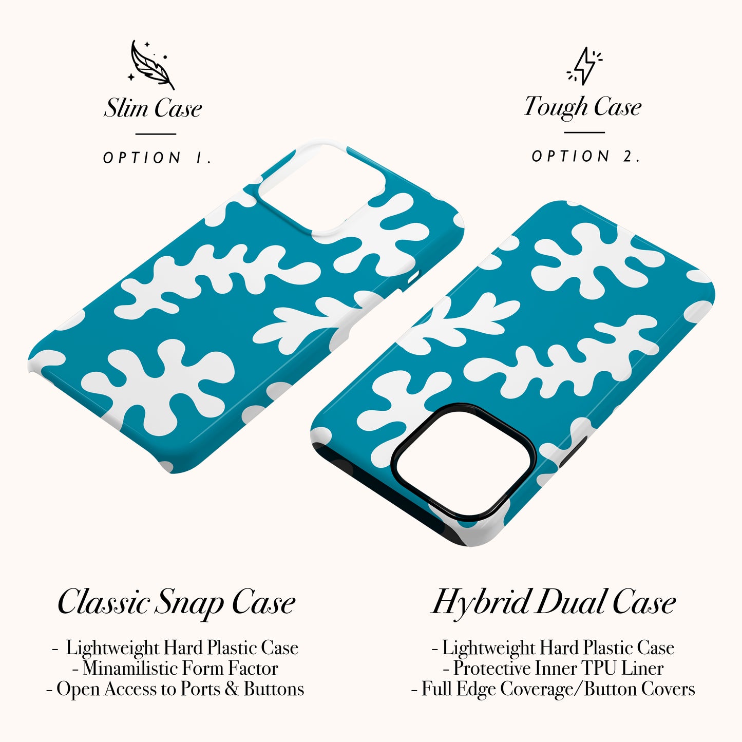 Blue Abstract Matisse Pattern Case Phone Case
