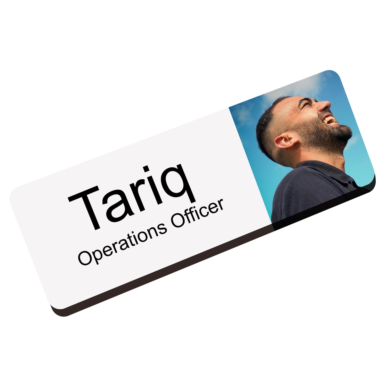 Custom Photo or Logo Name Badge Name Badge