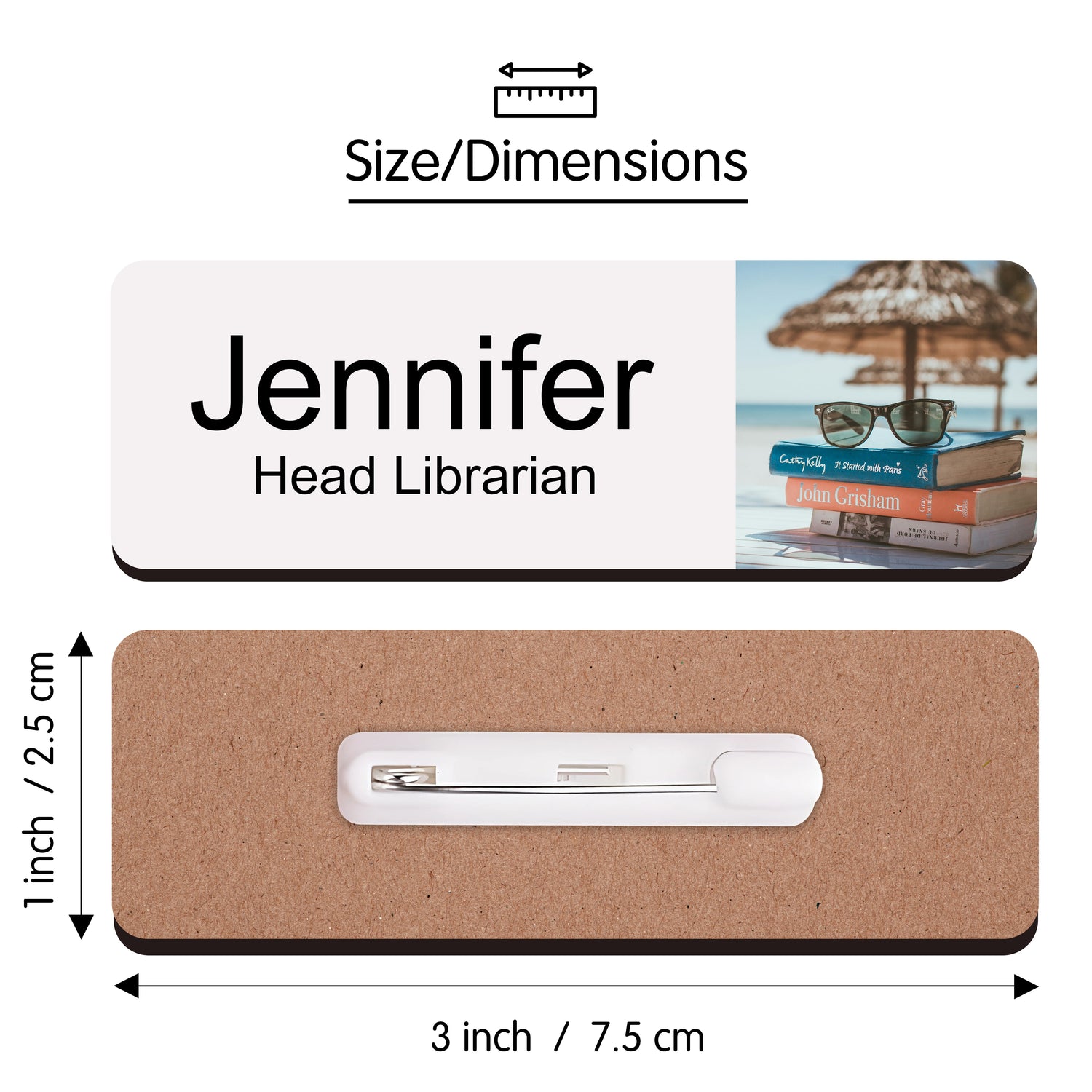 Custom Photo or Logo Name Badge Name Badge