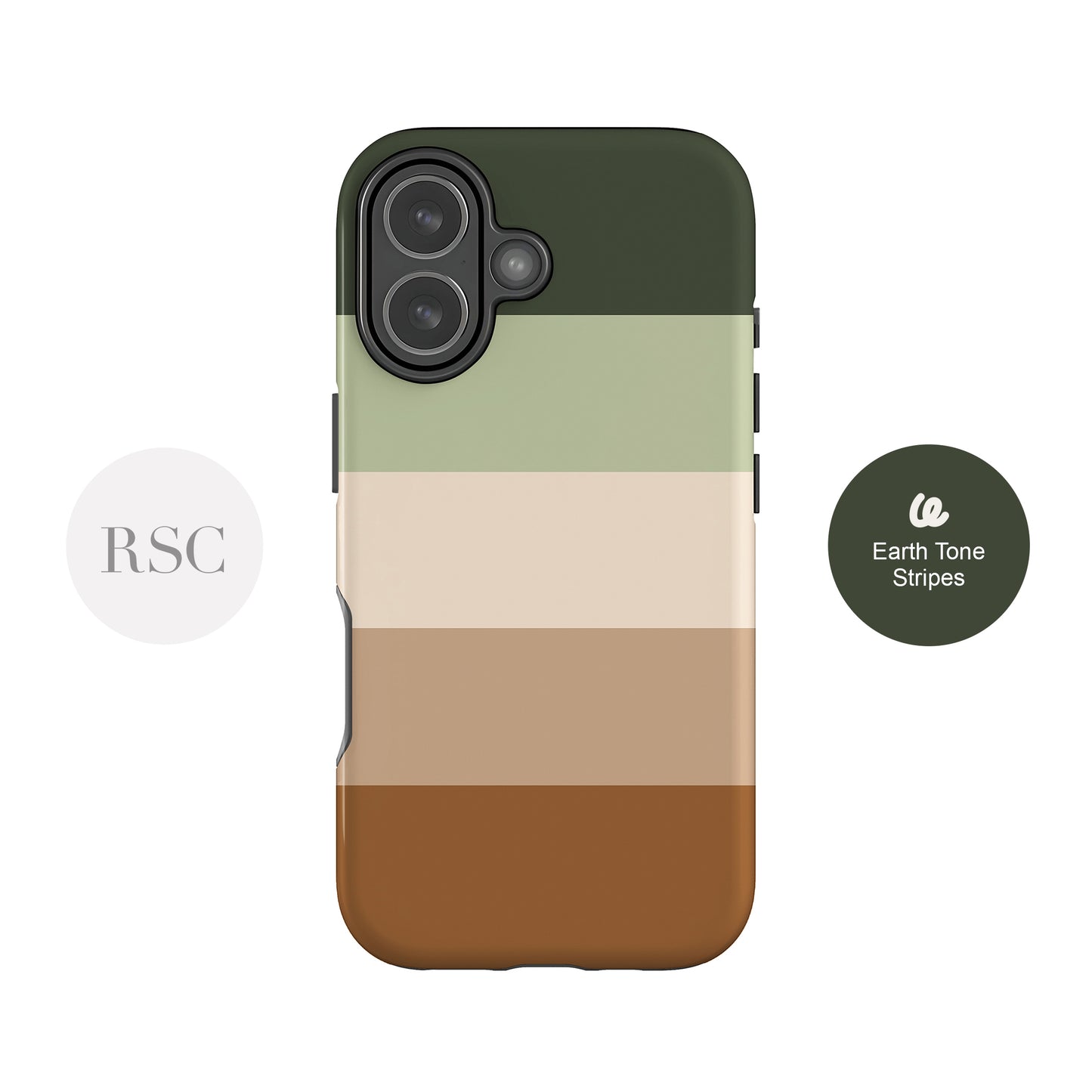 Earth Tone Stripes Case
