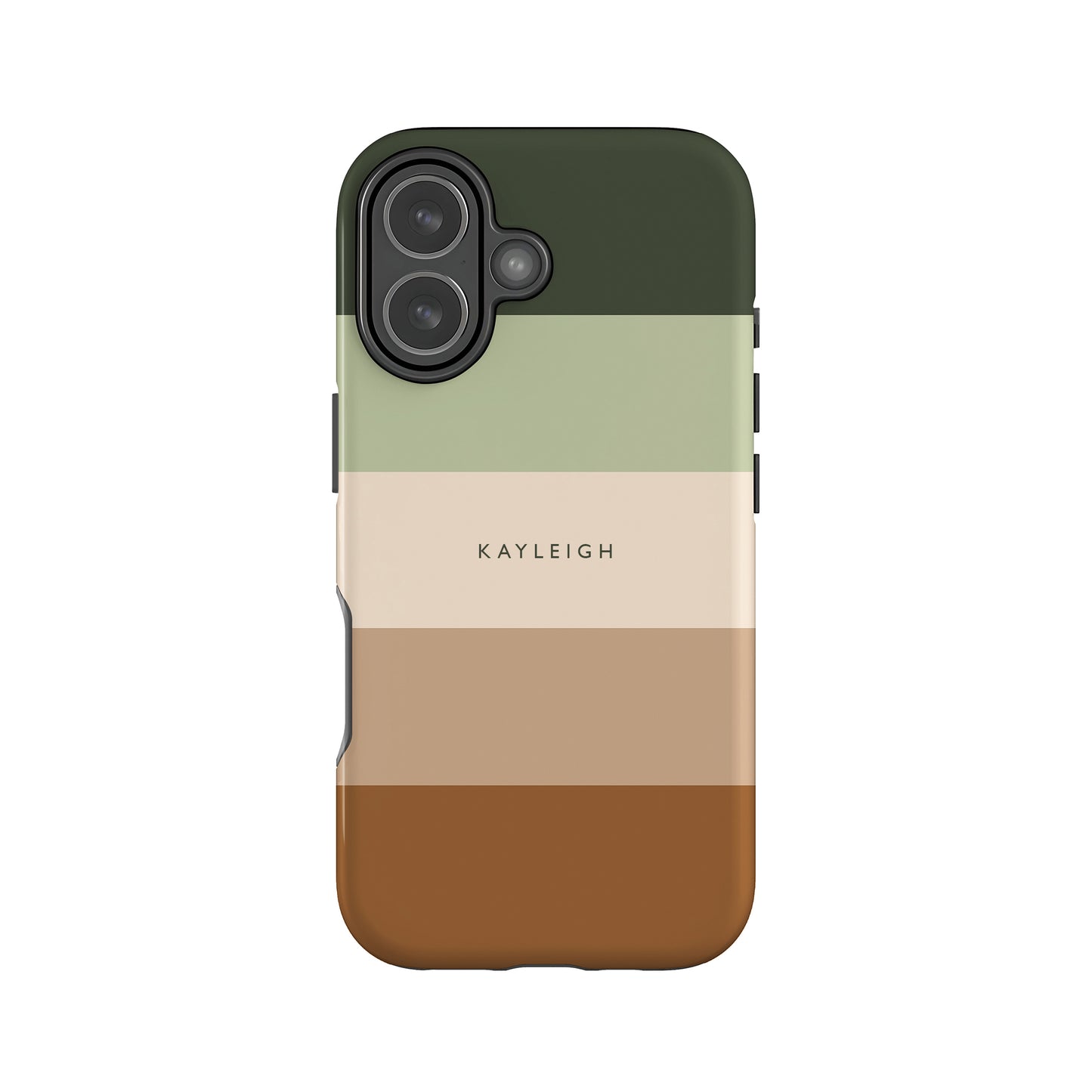 Custom Earth Tone Stripes Case